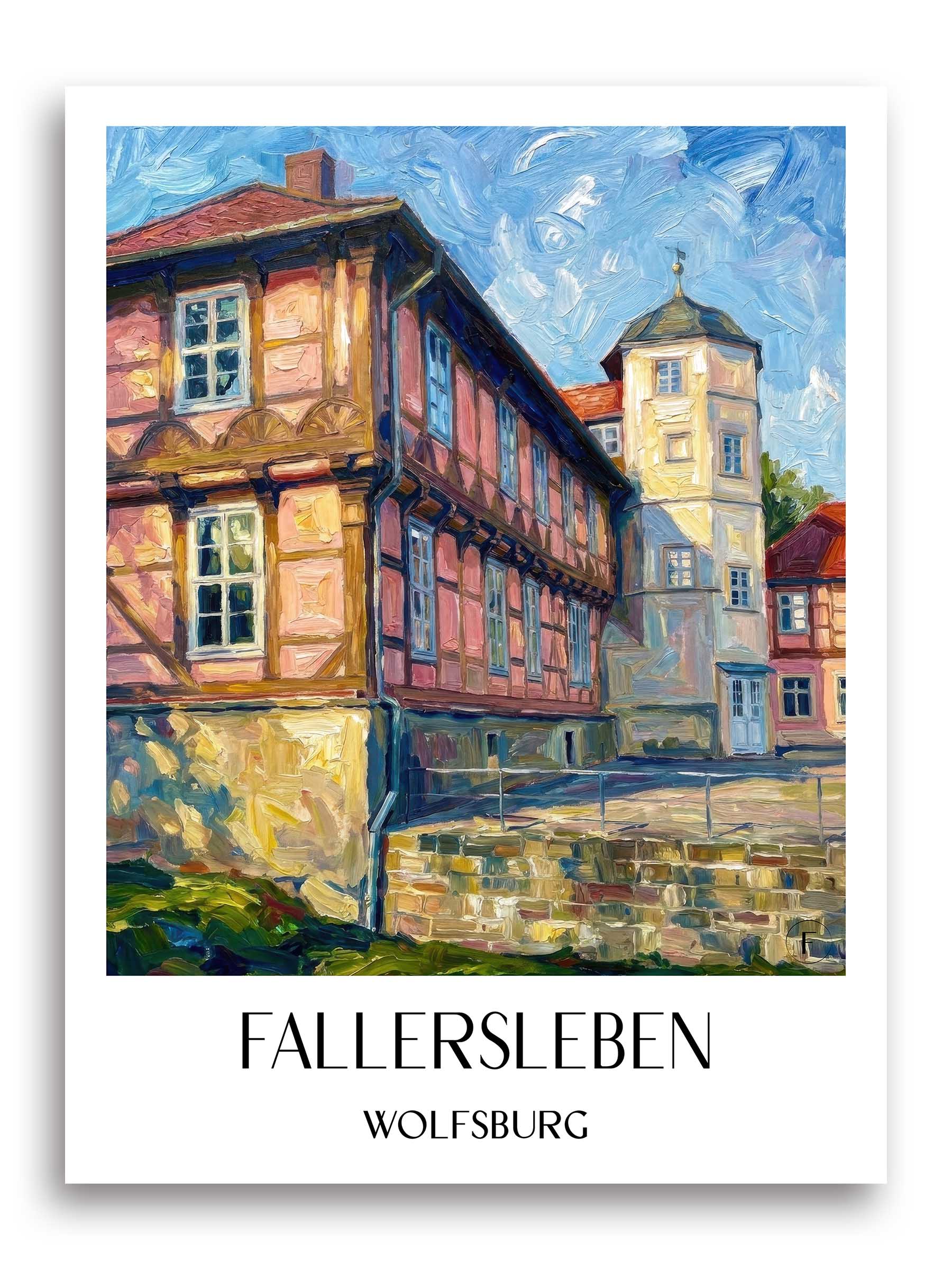 fallersleben-wolfsburg-deutschland-poster-oil-painting-oelgemaelde