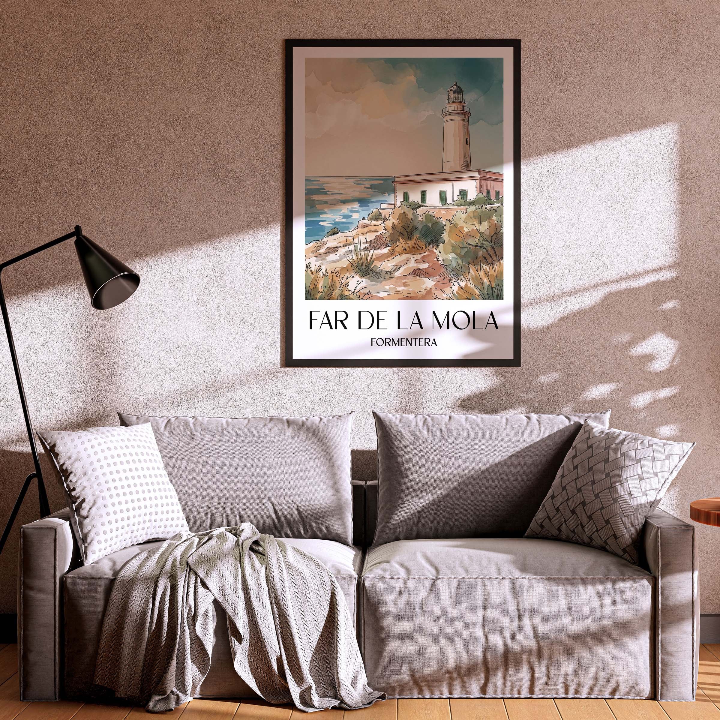 far-de-la-mola-formentera-spanien-poster-aquarell