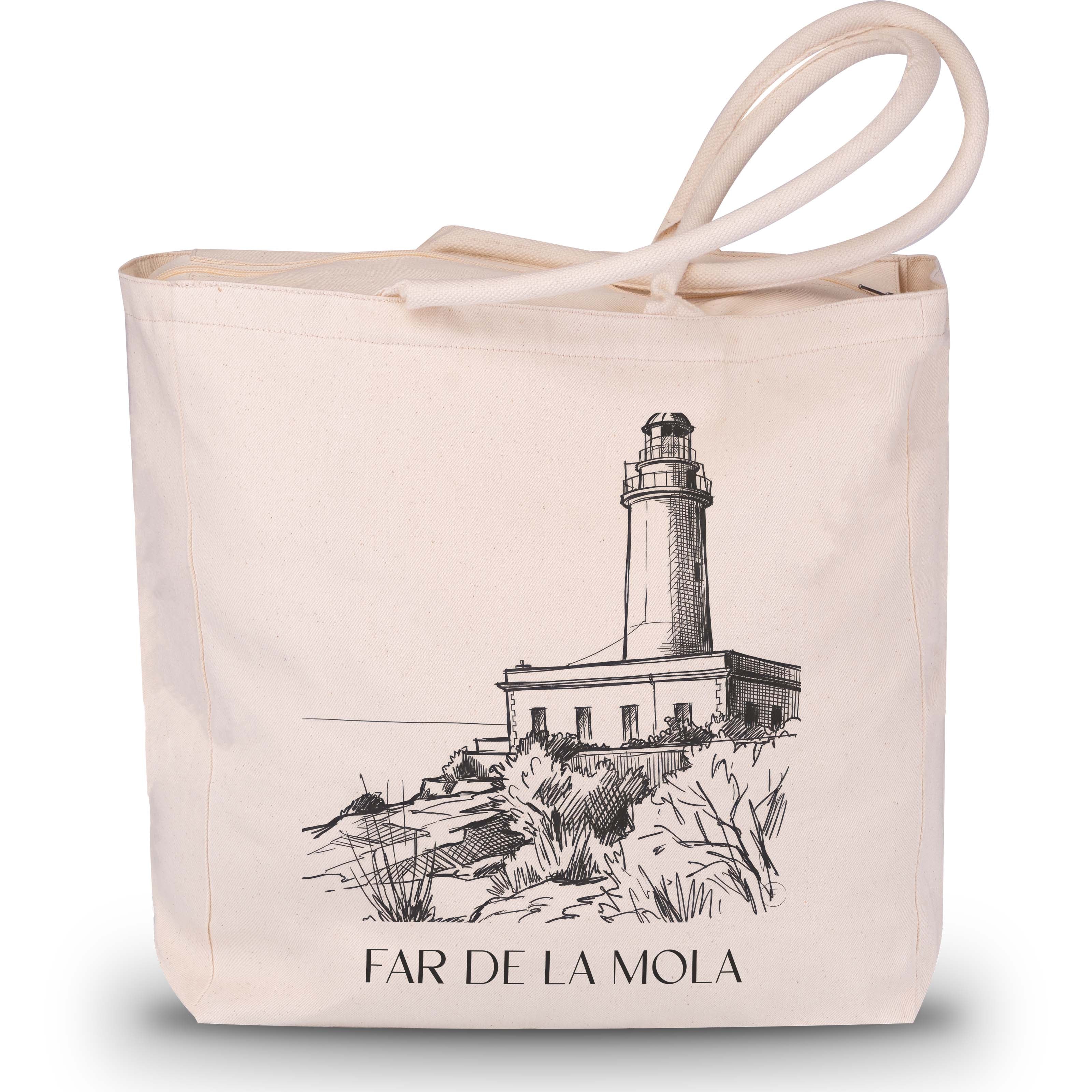 far-de-la-mola-formentera-spanien-einkaufstasche-skizze