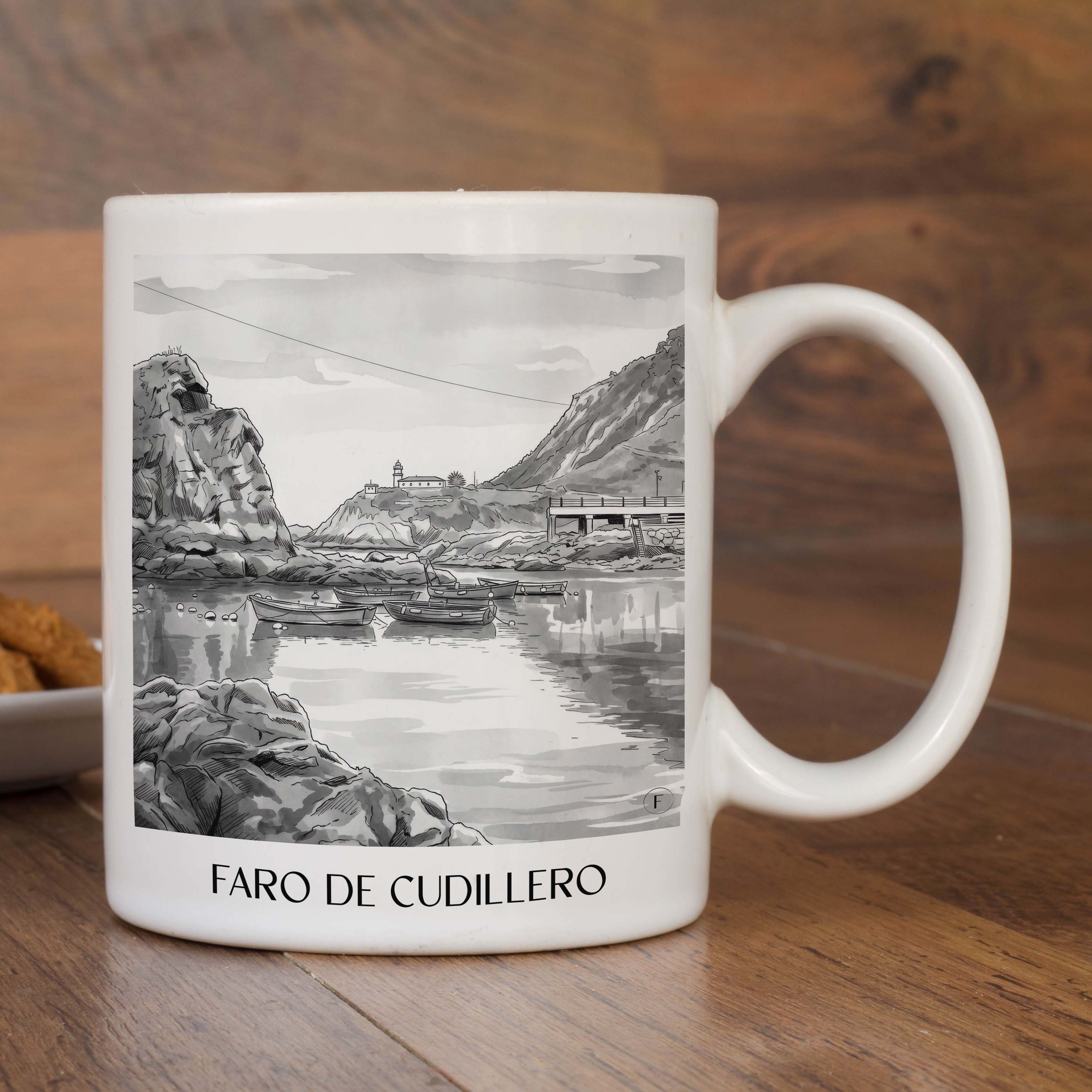 faro-de-cudillero-spanien-spanien-kaffeebecher-aquarell-schwarz-weiss