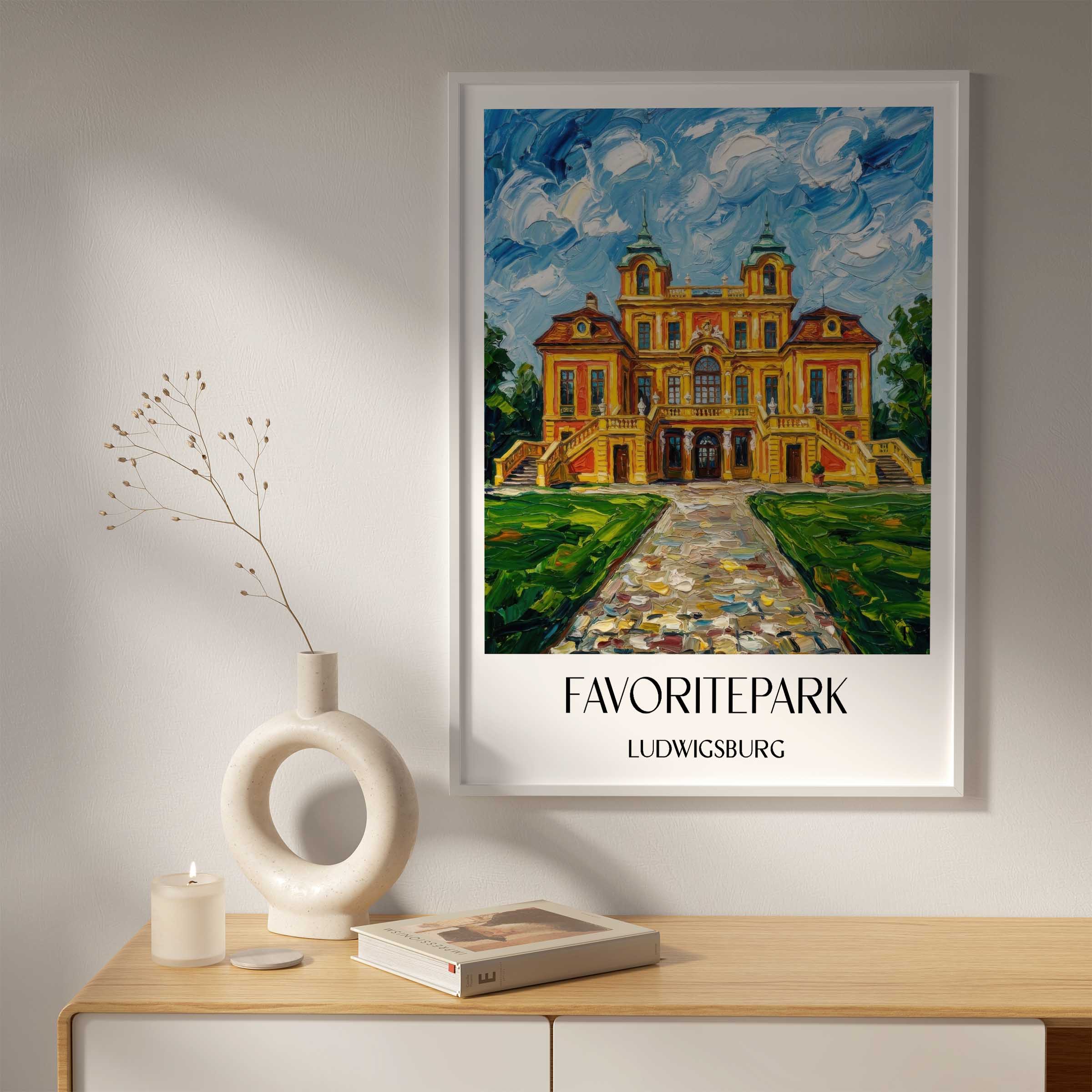 favoritepark-ludwigsburg-deutschland-poster-oil-painting-oelgemaelde