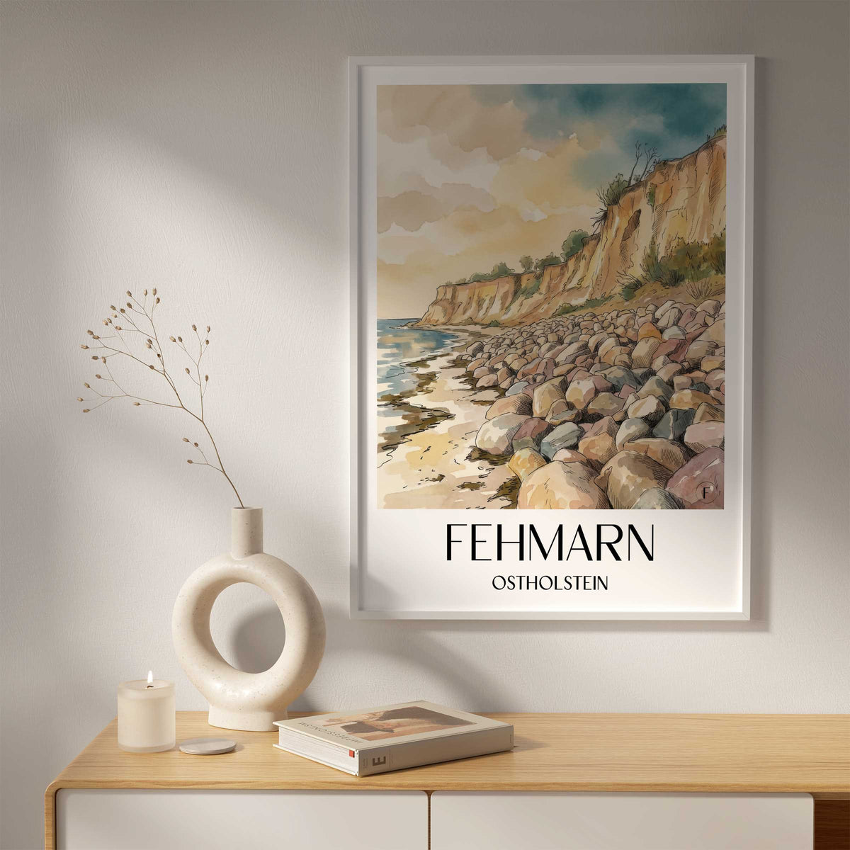 fehmarn-ostholstein-deutschland-poster-aquarell