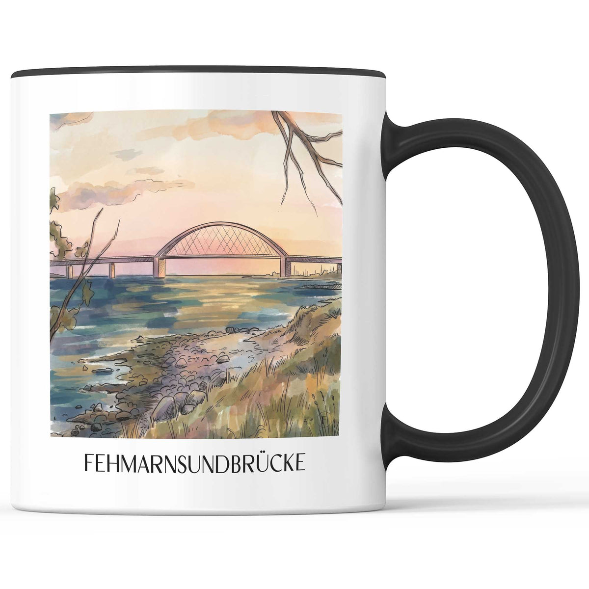 fehmarnsundbrücke-schleswig-holstein-deutschland-kaffeebecher-aquarell