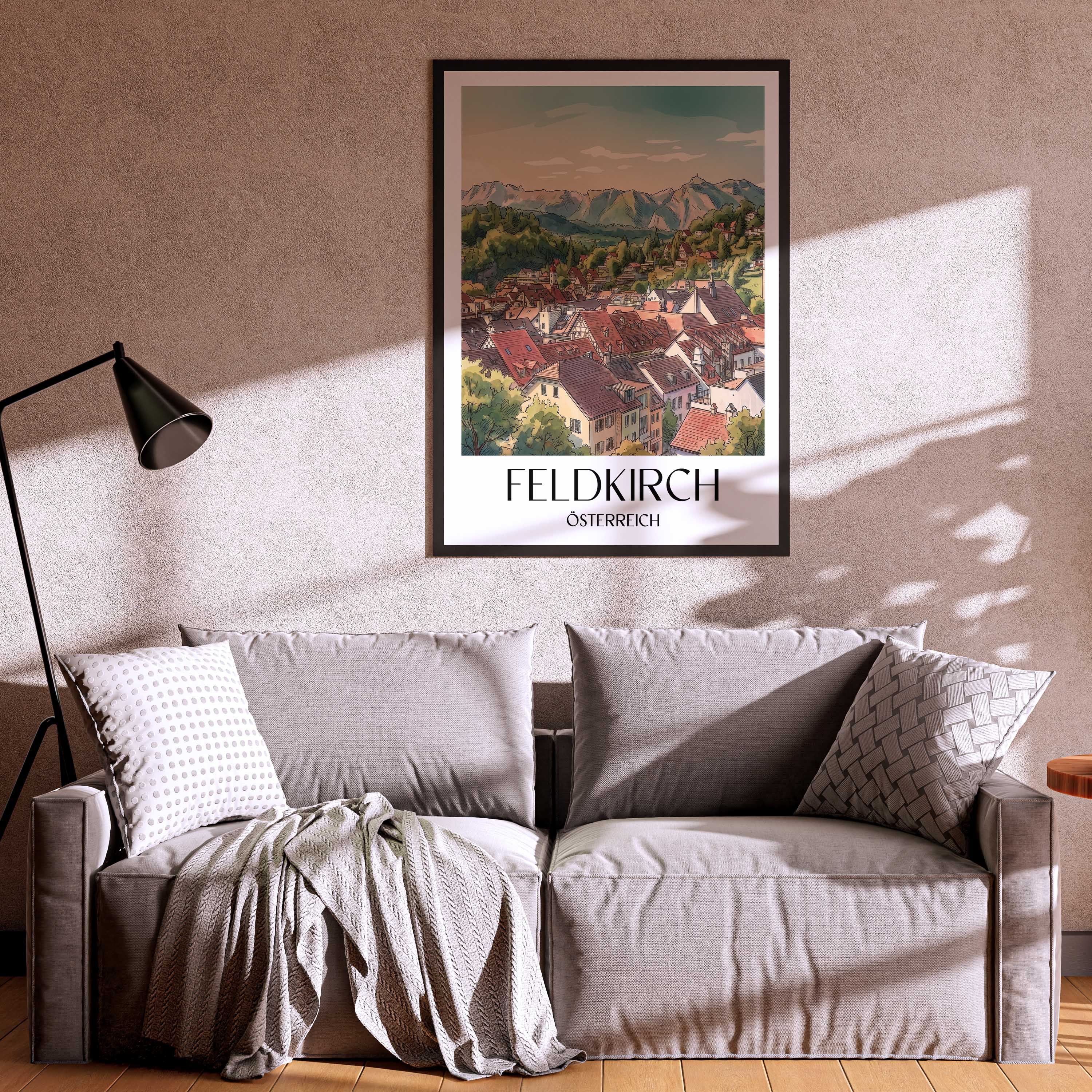 feldkirch-österreich-österreich-poster-aquarell