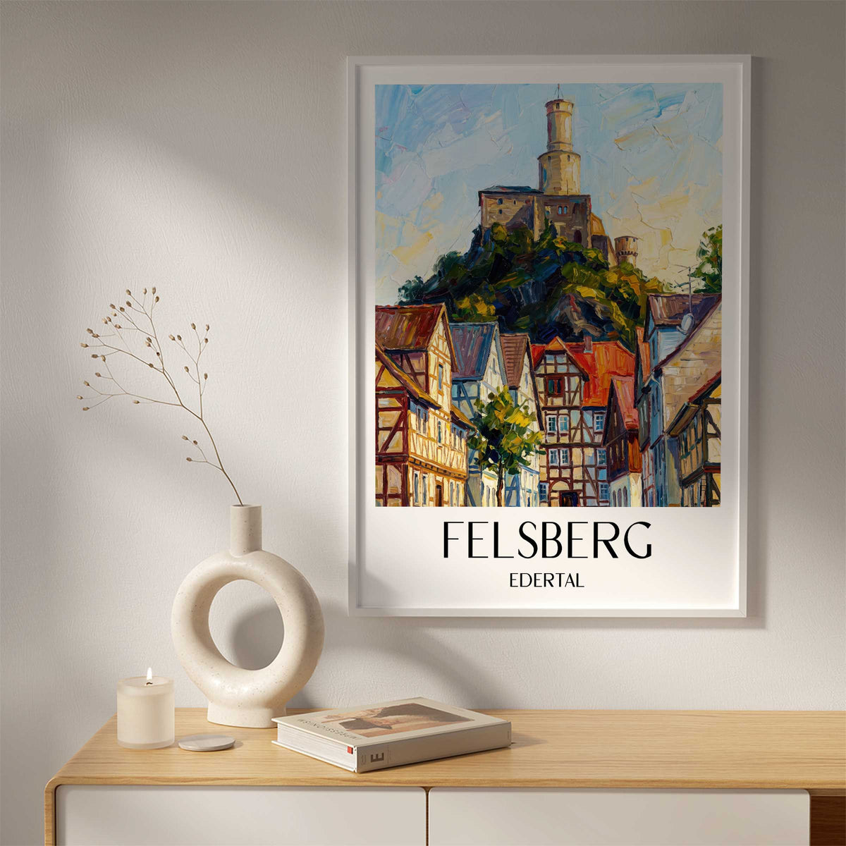 felsberg-edertal-deutschland-poster-oil-painting-oelgemaelde