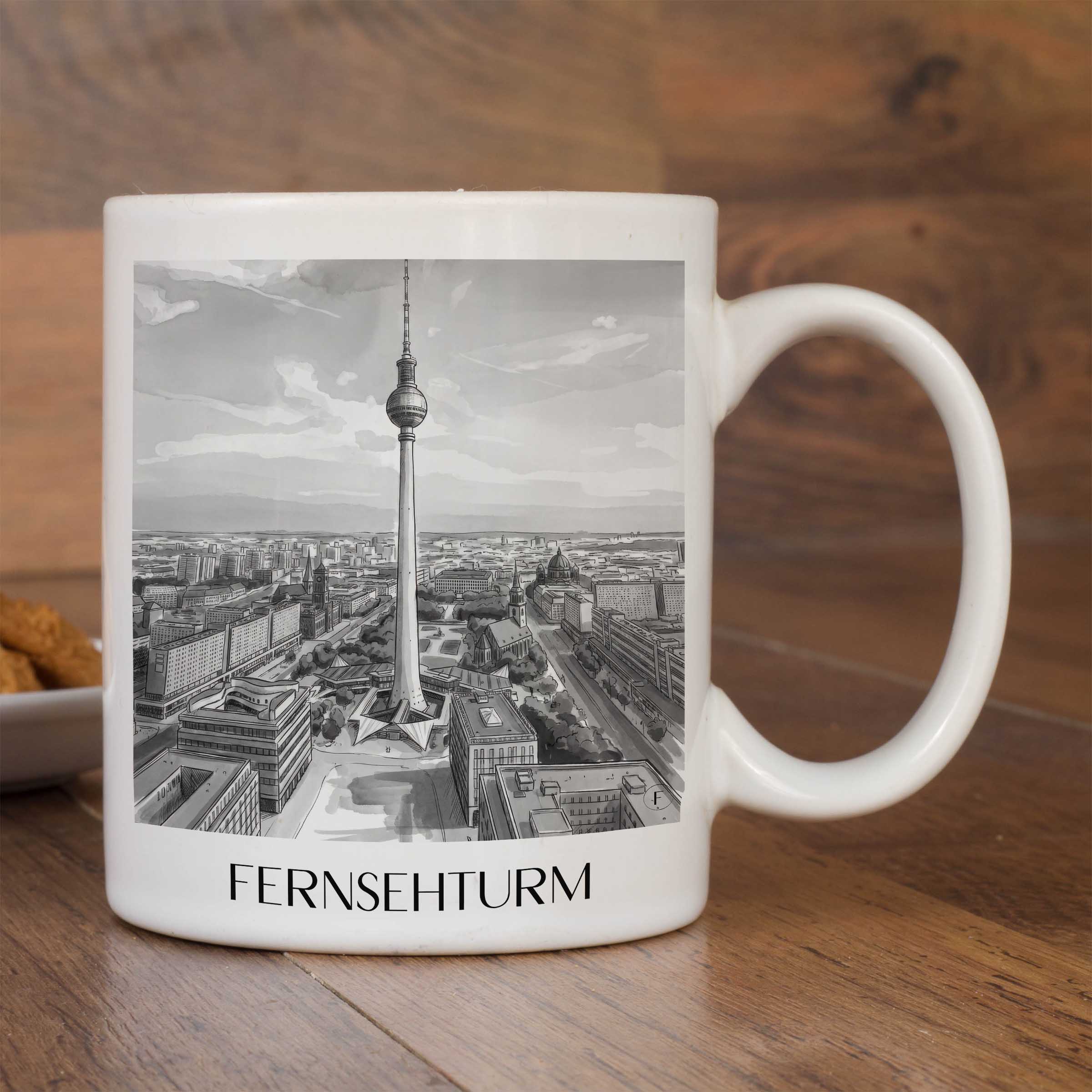 fernsehturm-berlin-deutschland-kaffeebecher-aquarell-schwarz-weiss