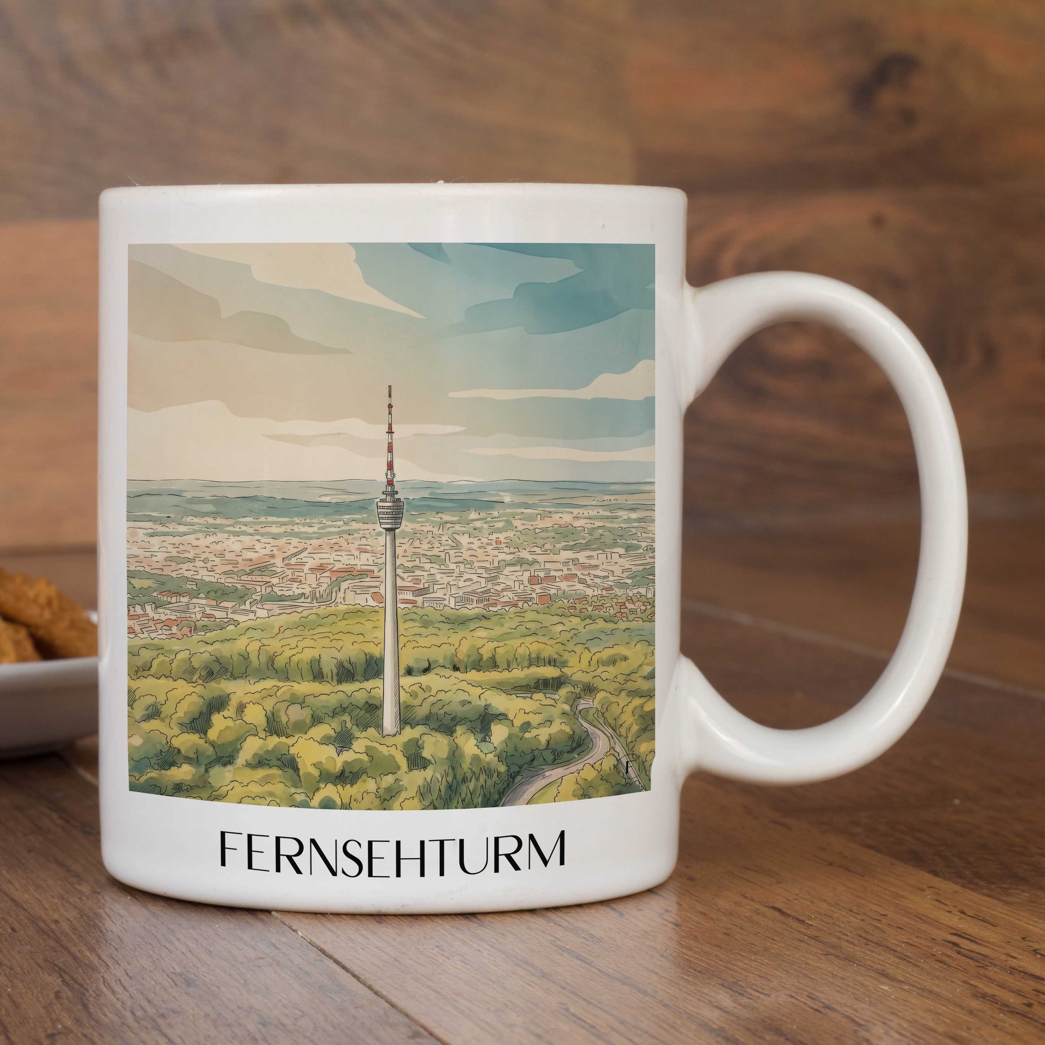 fernsehturm-stuttgart-deutschland-kaffeebecher-aquarell