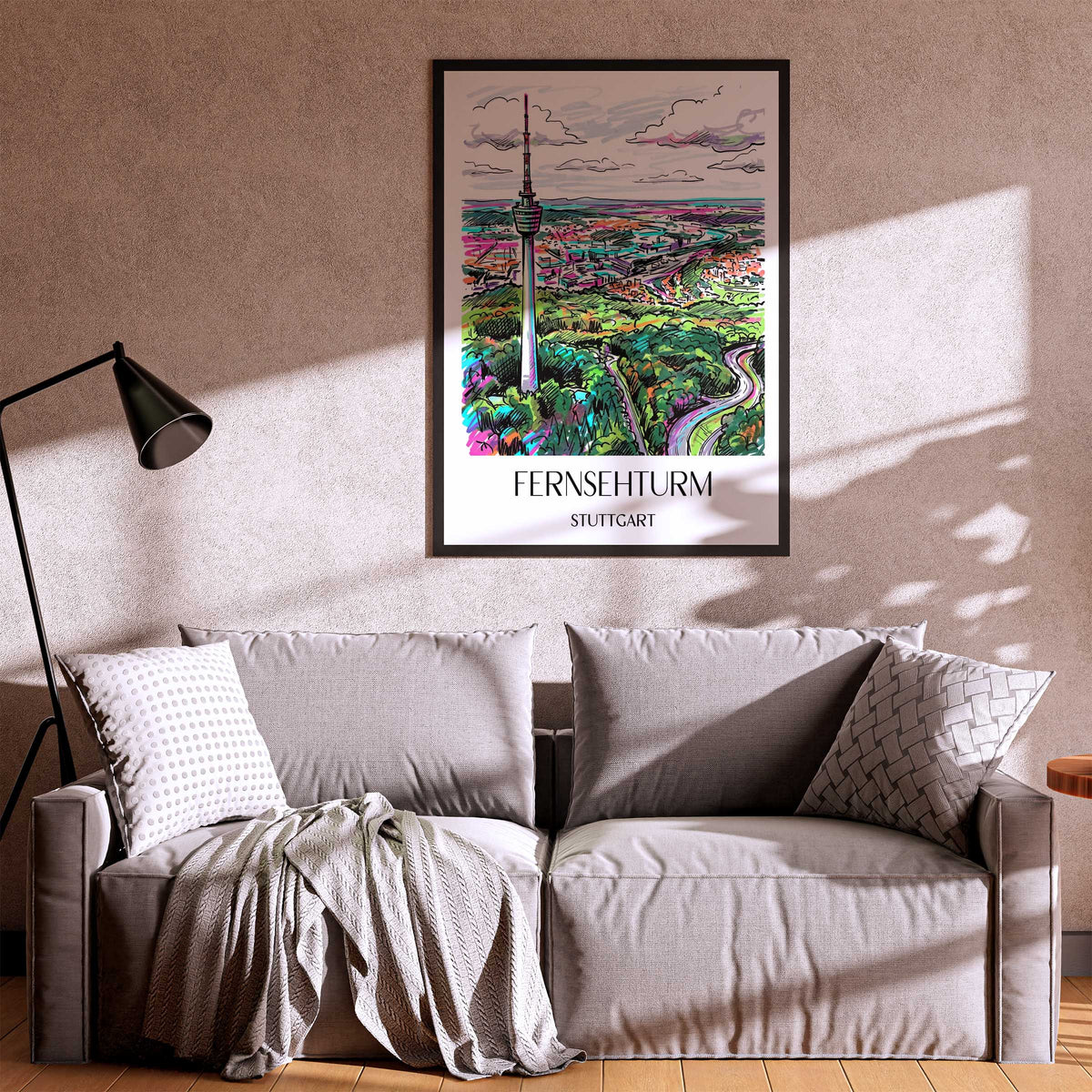 fernsehturm-stuttgart-deutschland-poster-graffiti