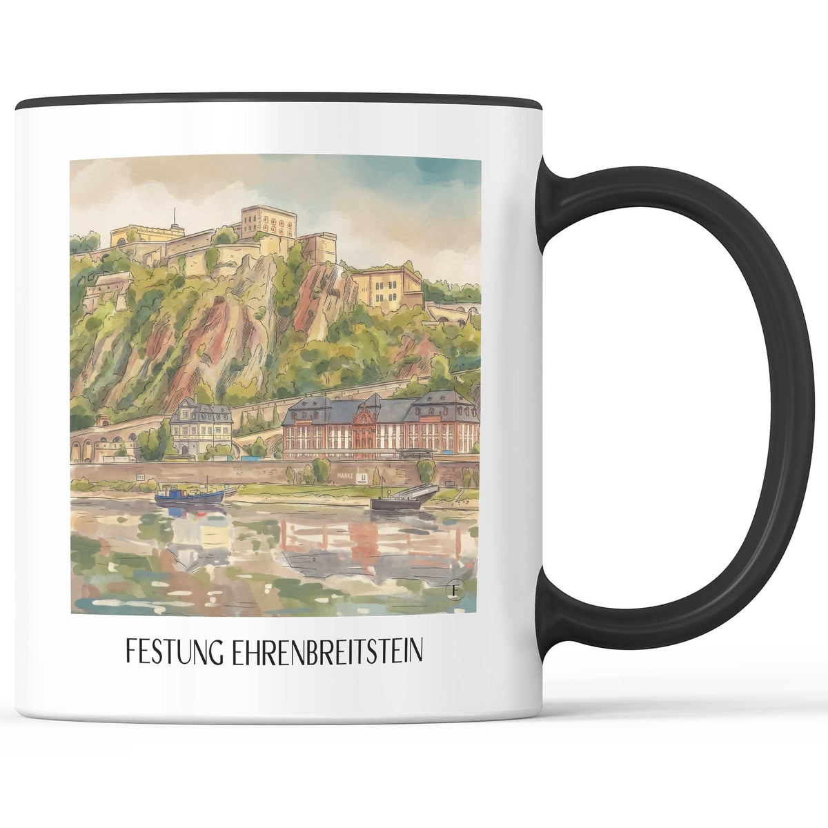 festung-ehrenbreitstein
-koblenz-deutschland-kaffeebecher-aquarell