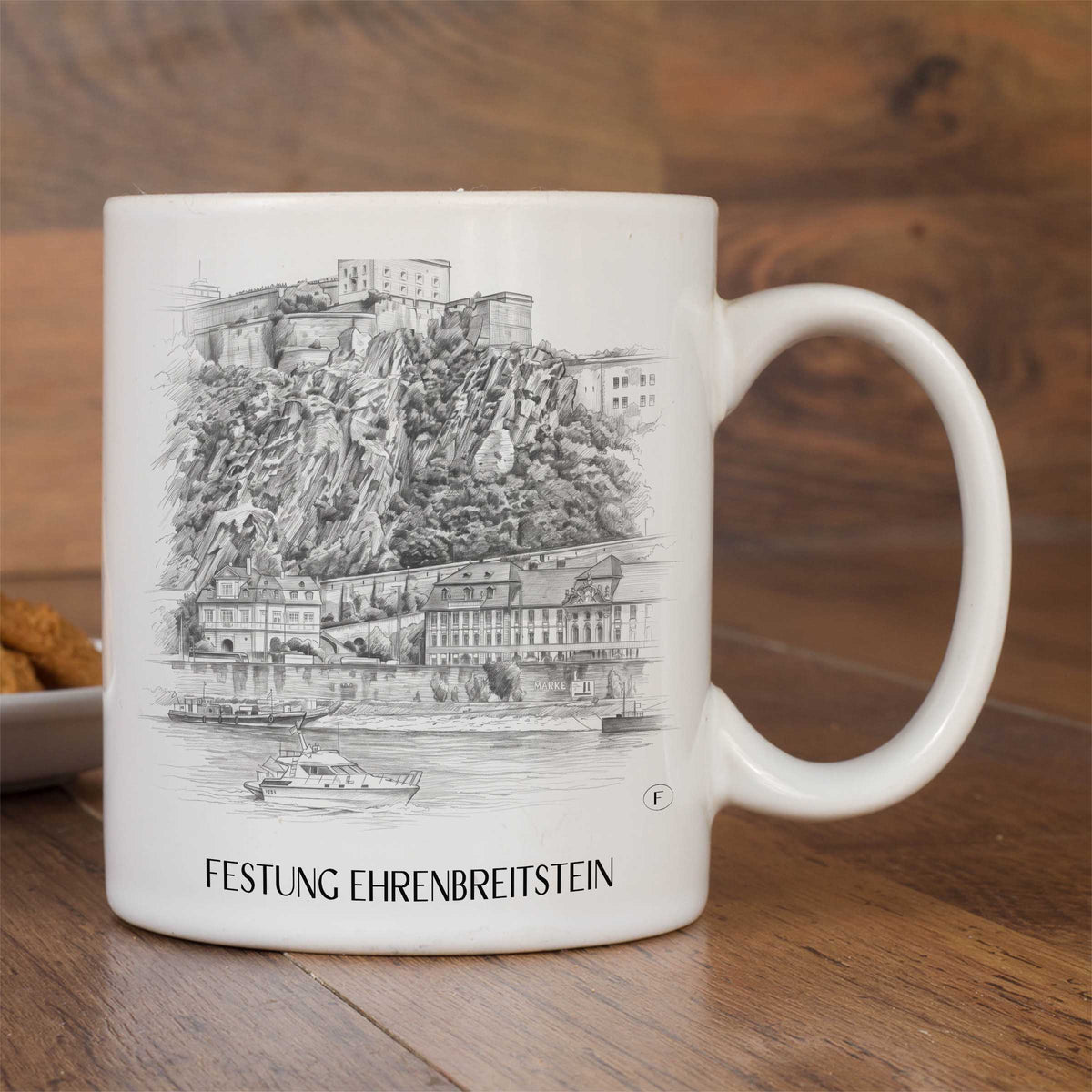 festung-ehrenbreitstein
-koblenz-deutschland-kaffeebecher-bleistift-zeichnung-drawing