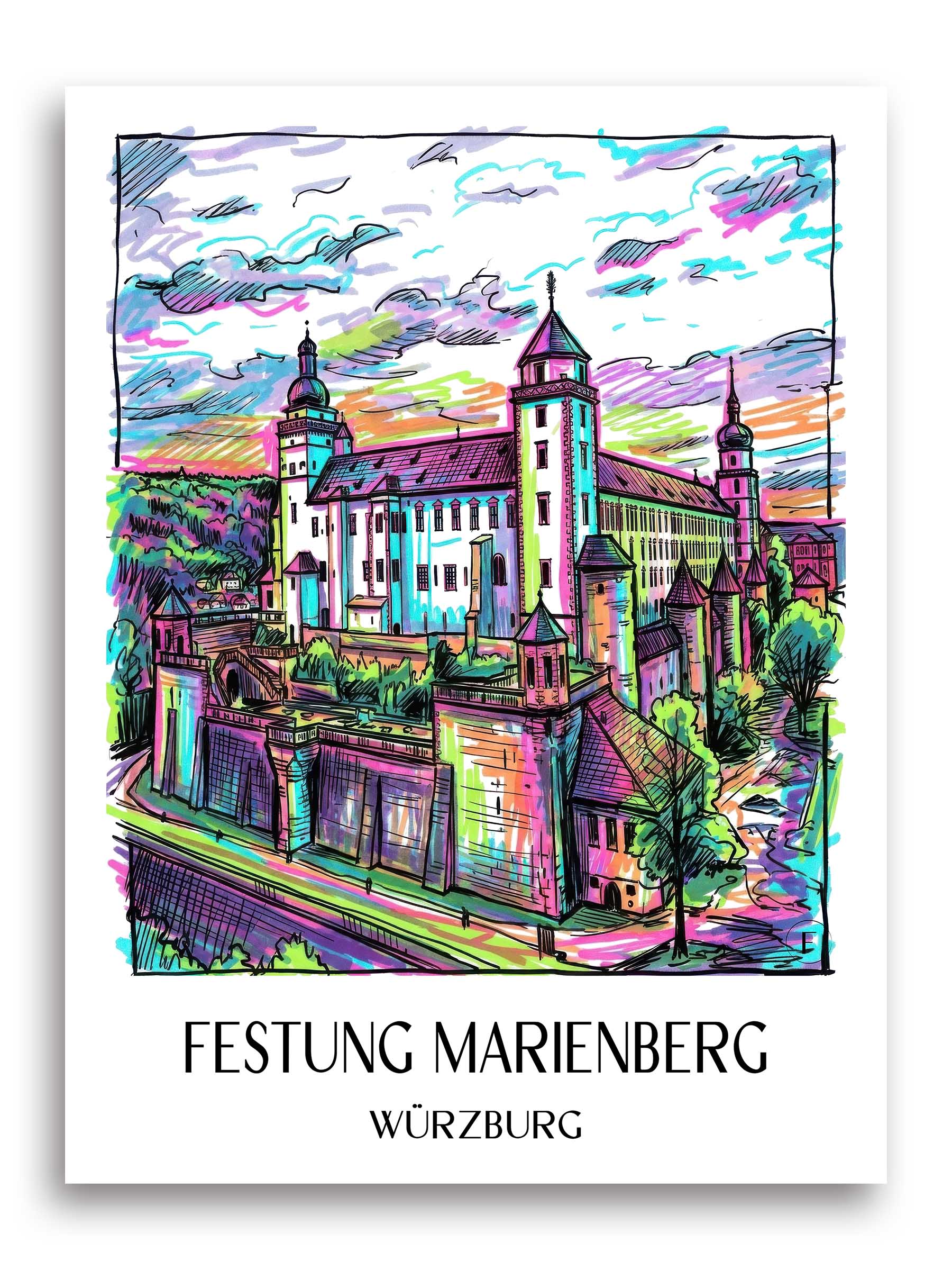 festung-marienberg-würzburg-deutschland-poster-graffiti
