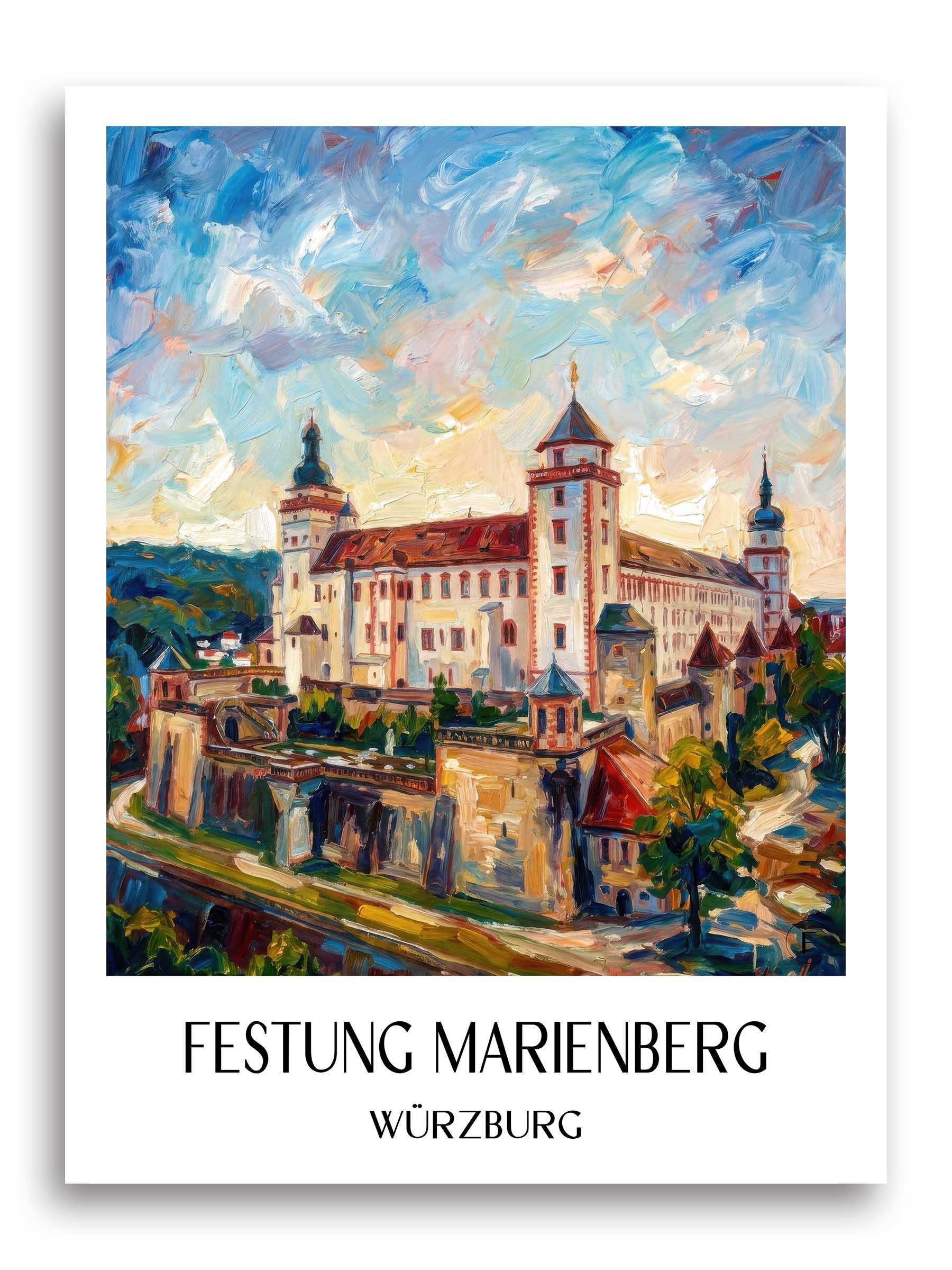 festung-marienberg-würzburg-deutschland-poster-oil-painting-oelgemaelde