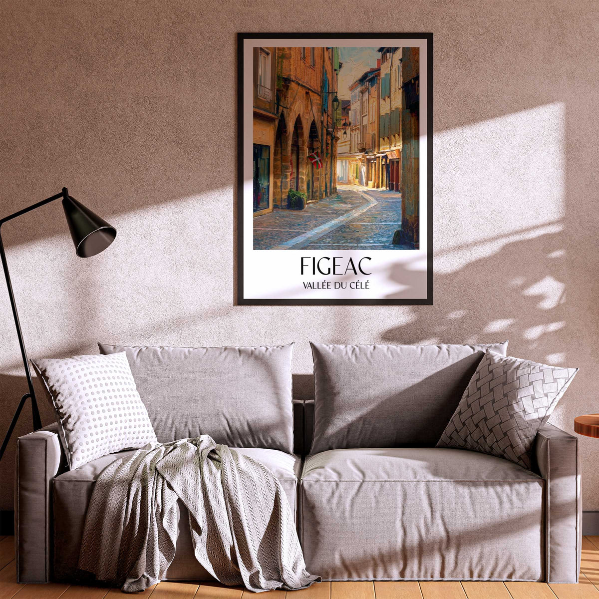 figeac-vallée-du-célé-frankreich-poster-oil-painting-oelgemaelde