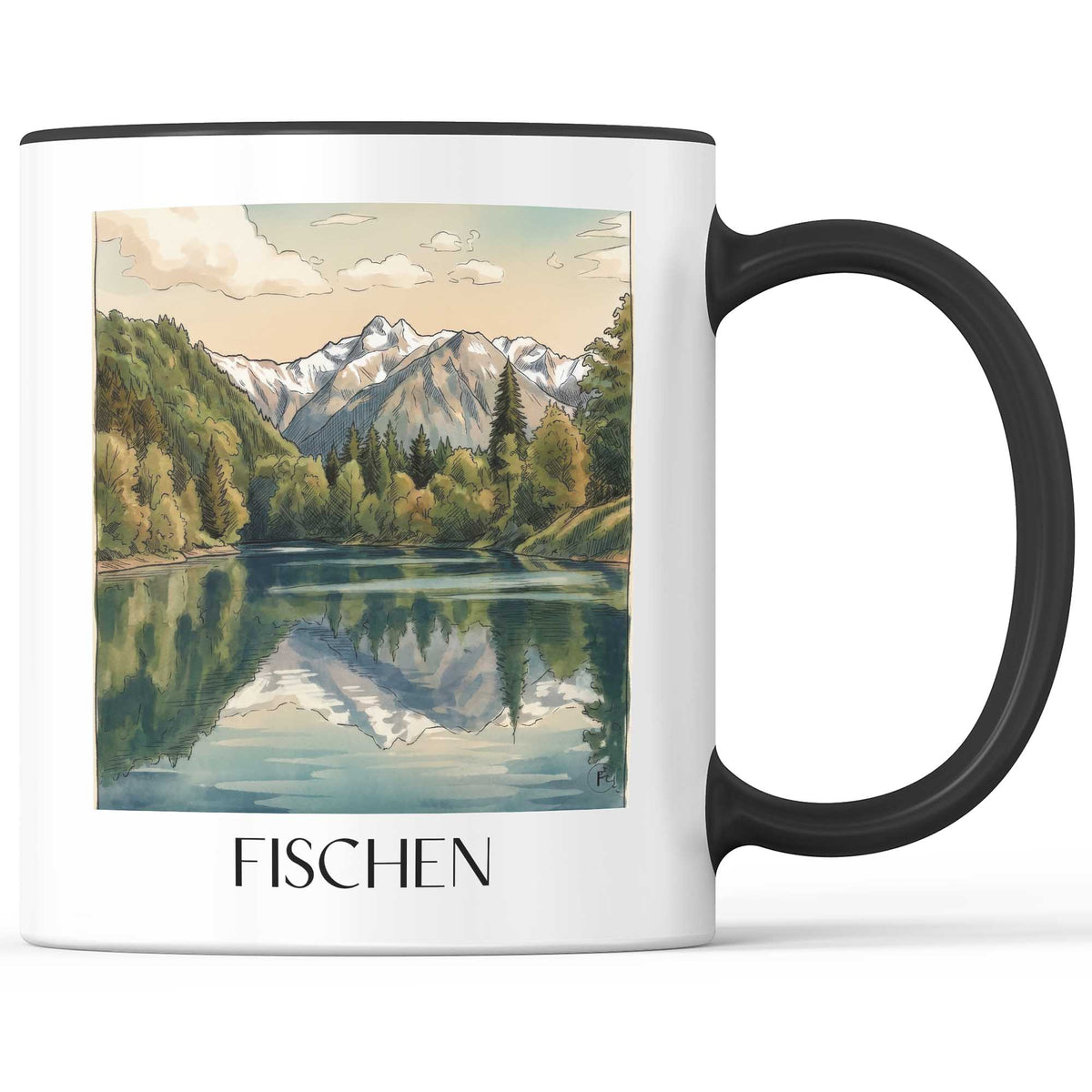 fischen--oberallgäu-deutschland-kaffeebecher-aquarell