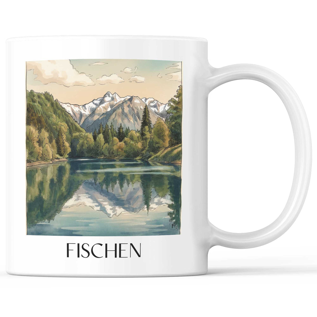 fischen--oberallgäu-deutschland-kaffeebecher-aquarell