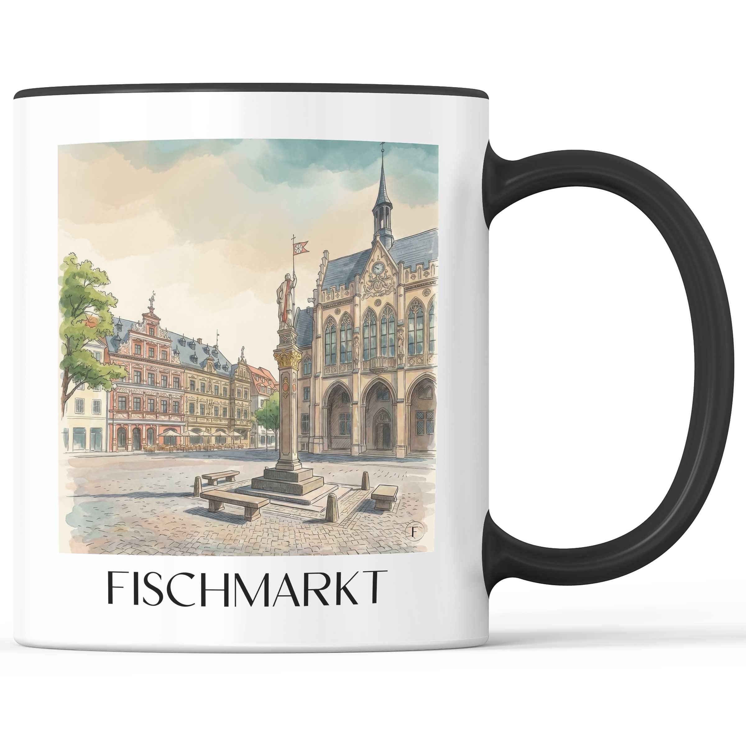 fischmarkt-erfurt-deutschland-kaffeebecher-aquarell