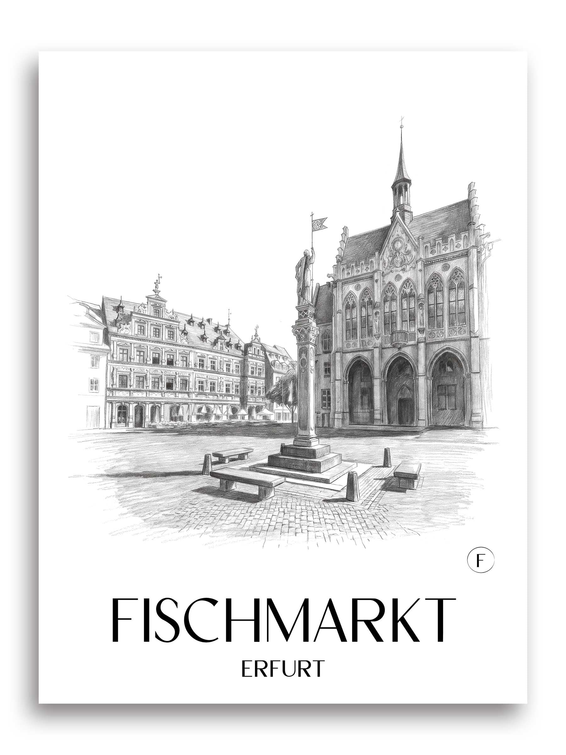 fischmarkt-erfurt-deutschland-poster-bleistift-zeichnung-drawing