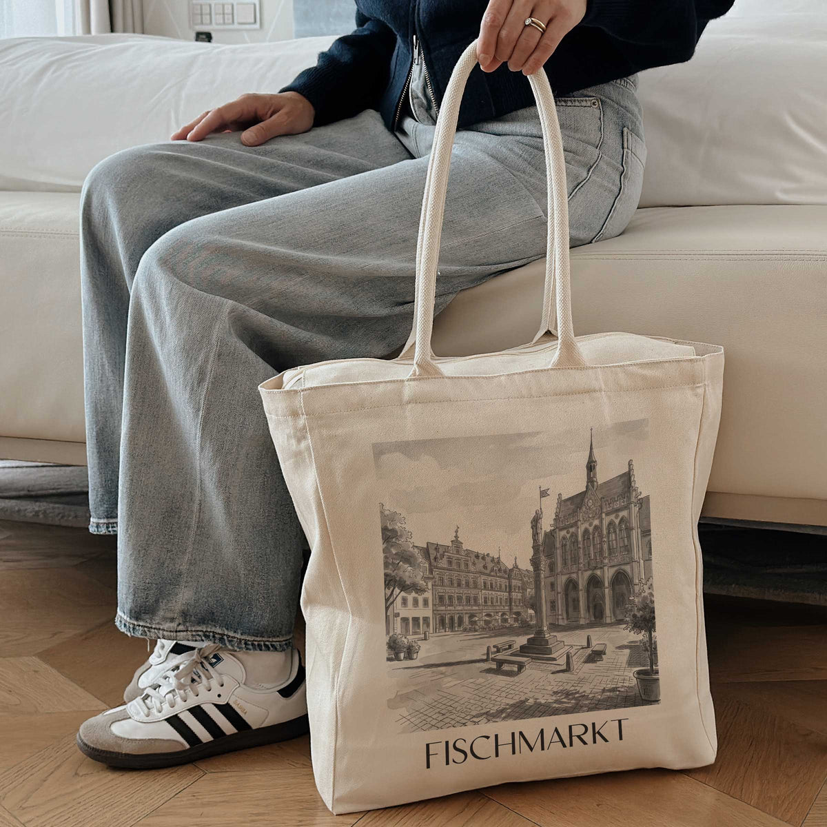 fischmarkt-erfurt-deutschland-einkaufstasche-aquarell-schwarz-weiss