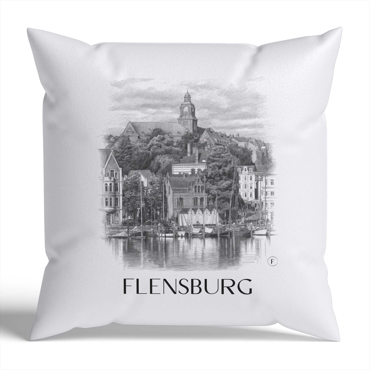 flensburg-schleswig-deutschland-kissenbezug-bleistift-zeichnung-drawing