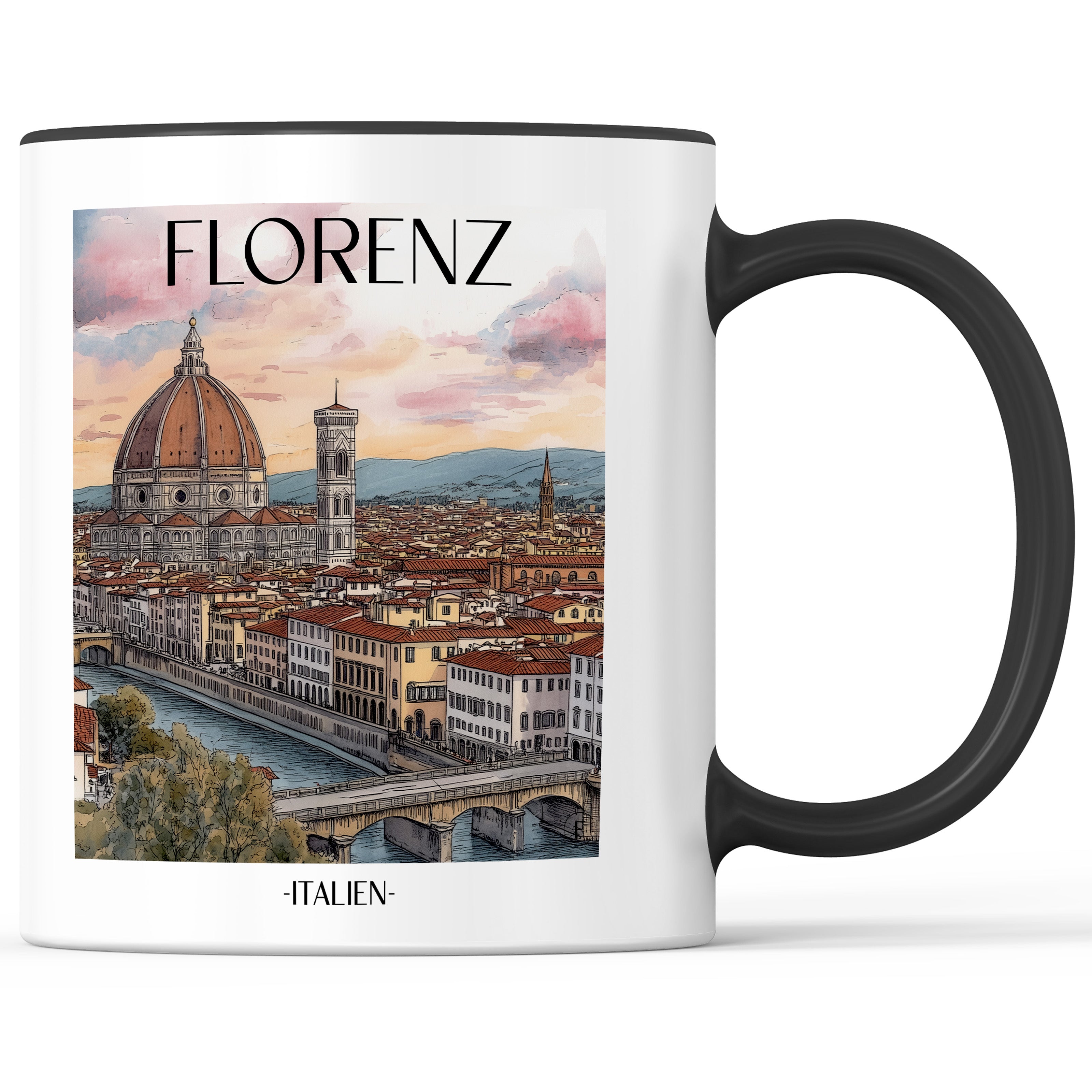florenz-italien-einkaufstasche-aquarell