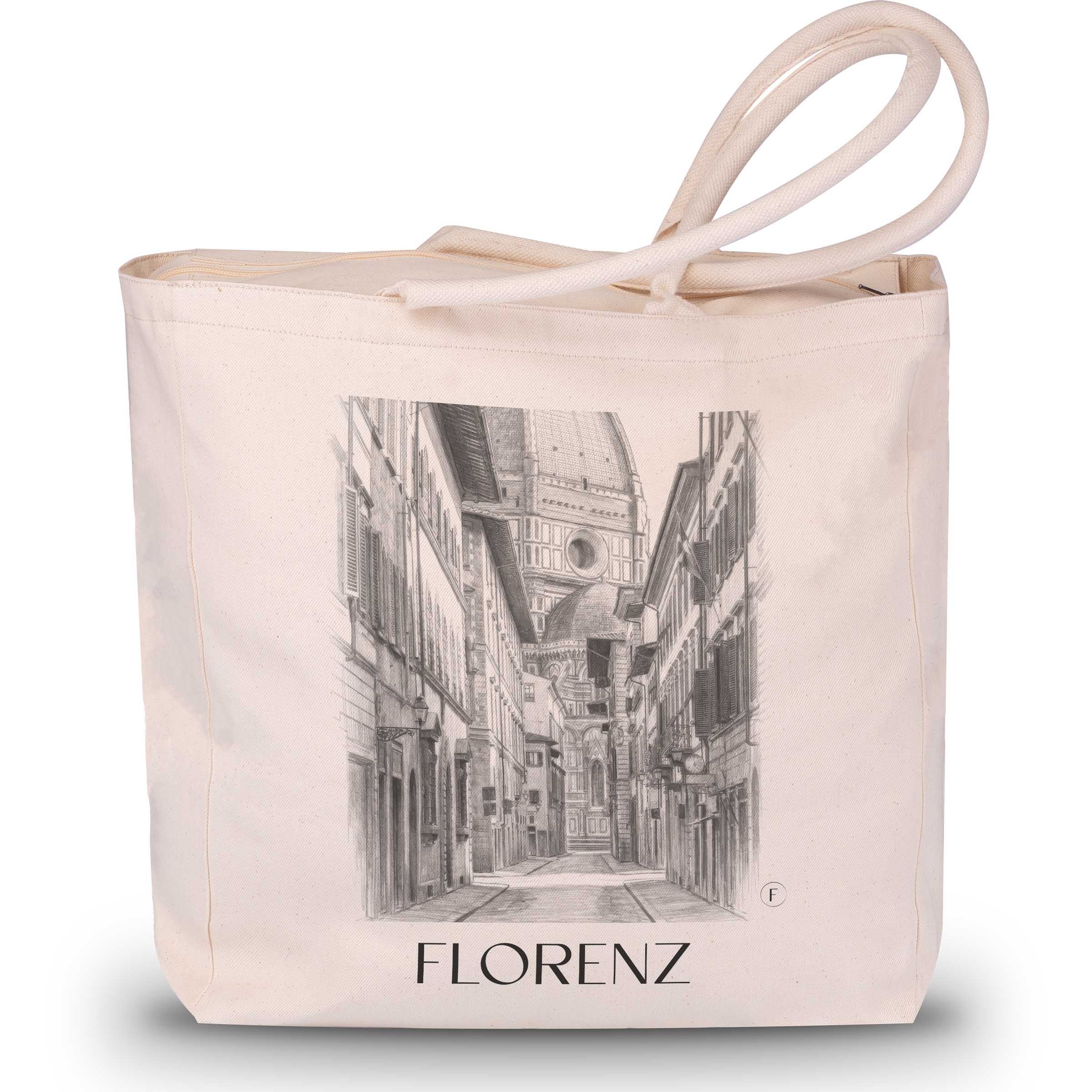 florenz-italien-einkaufstasche-bleistift-zeichnung-drawing