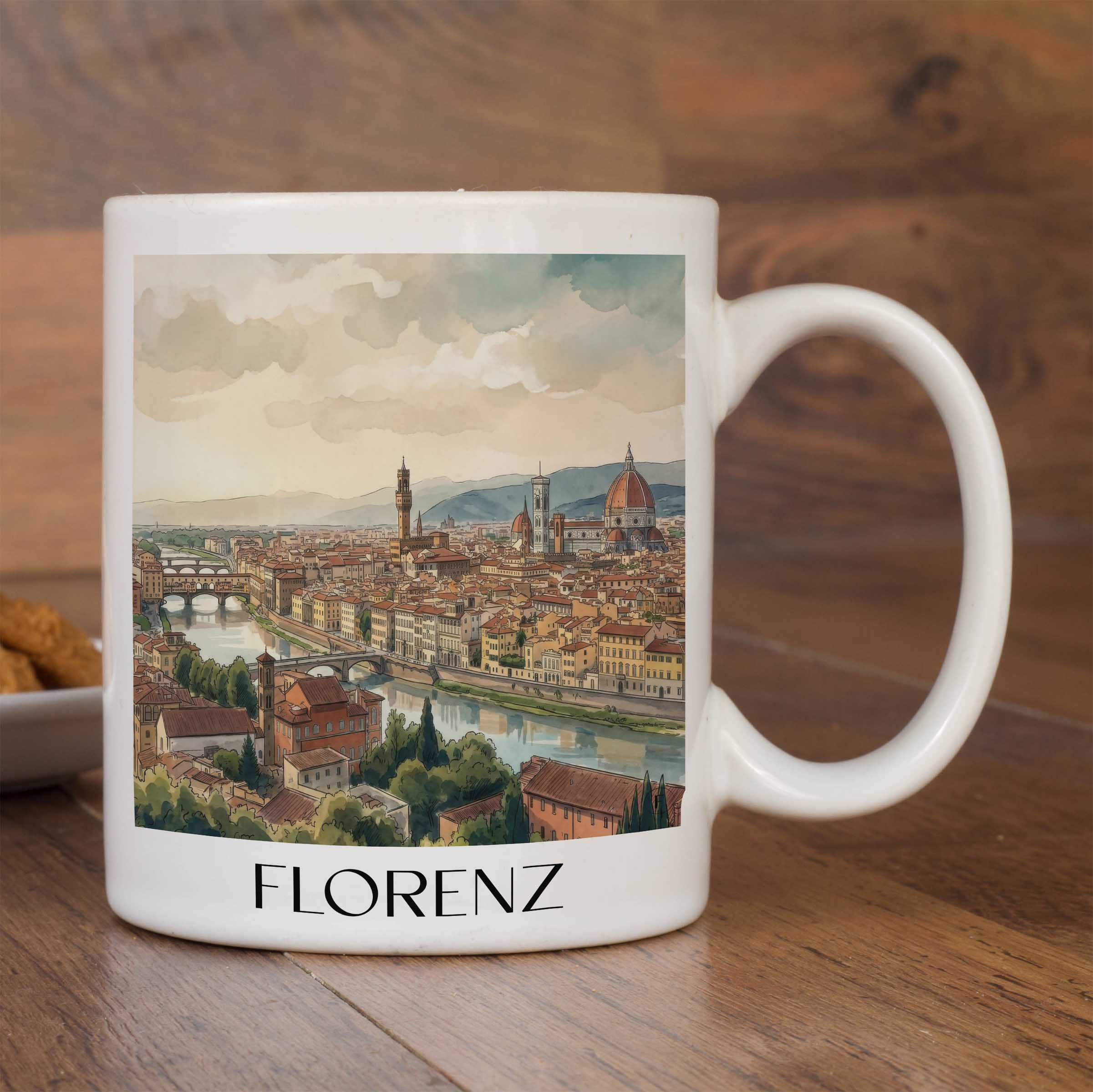 florenz-toskana-italien-kaffeebecher-aquarell