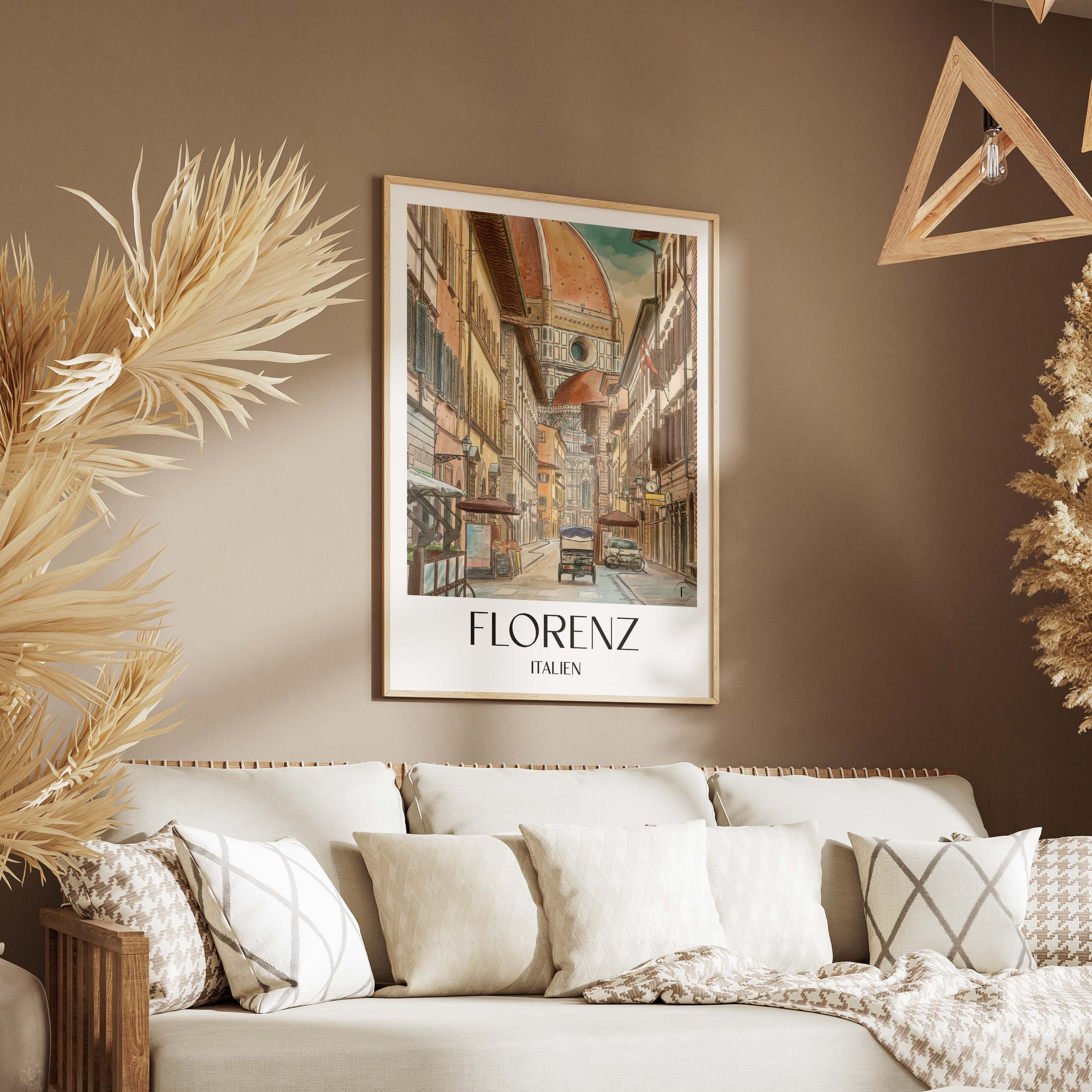 florenz-italien-poster-aquarell