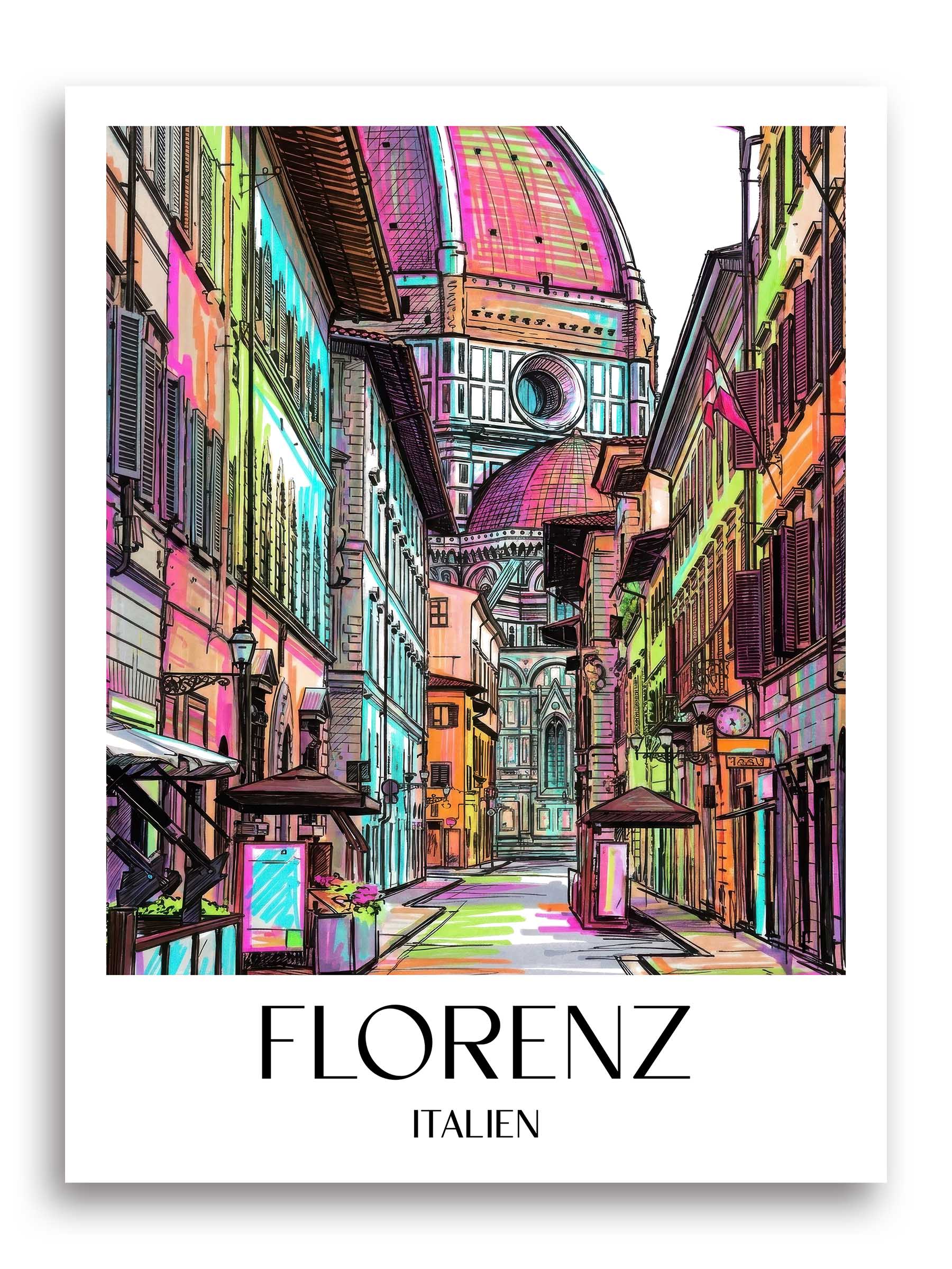 florenz-italien-poster-graffiti