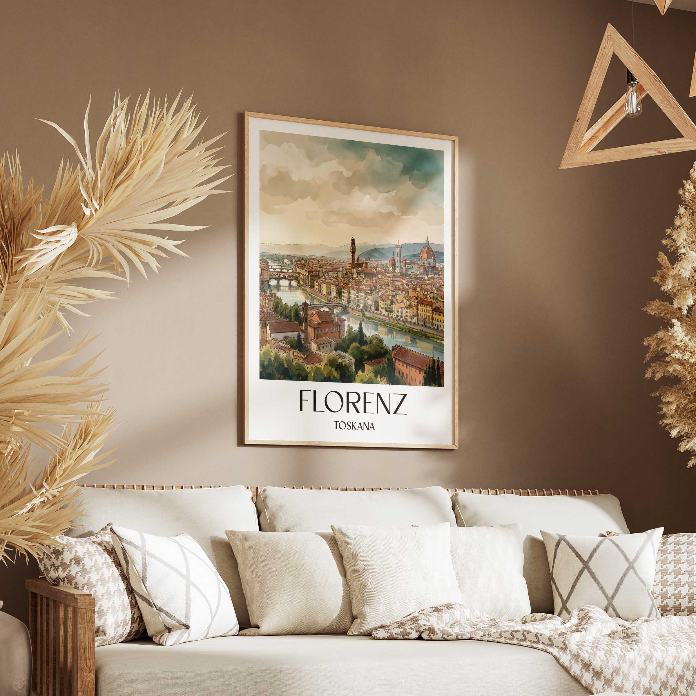 florenz-toskana-italien-poster-aquarell
