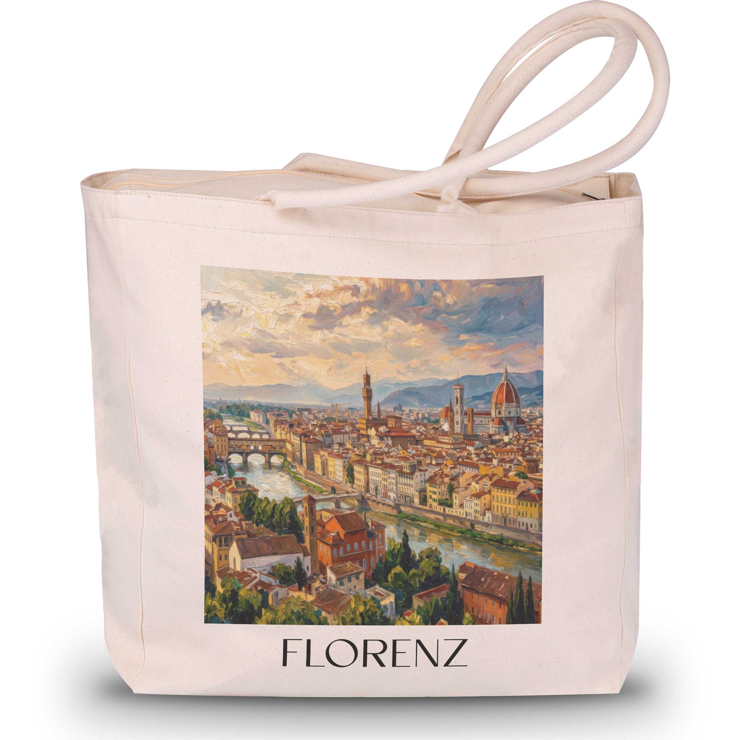 florenz-toskana-italien-einkaufstasche-oil-painting-oelgemaelde