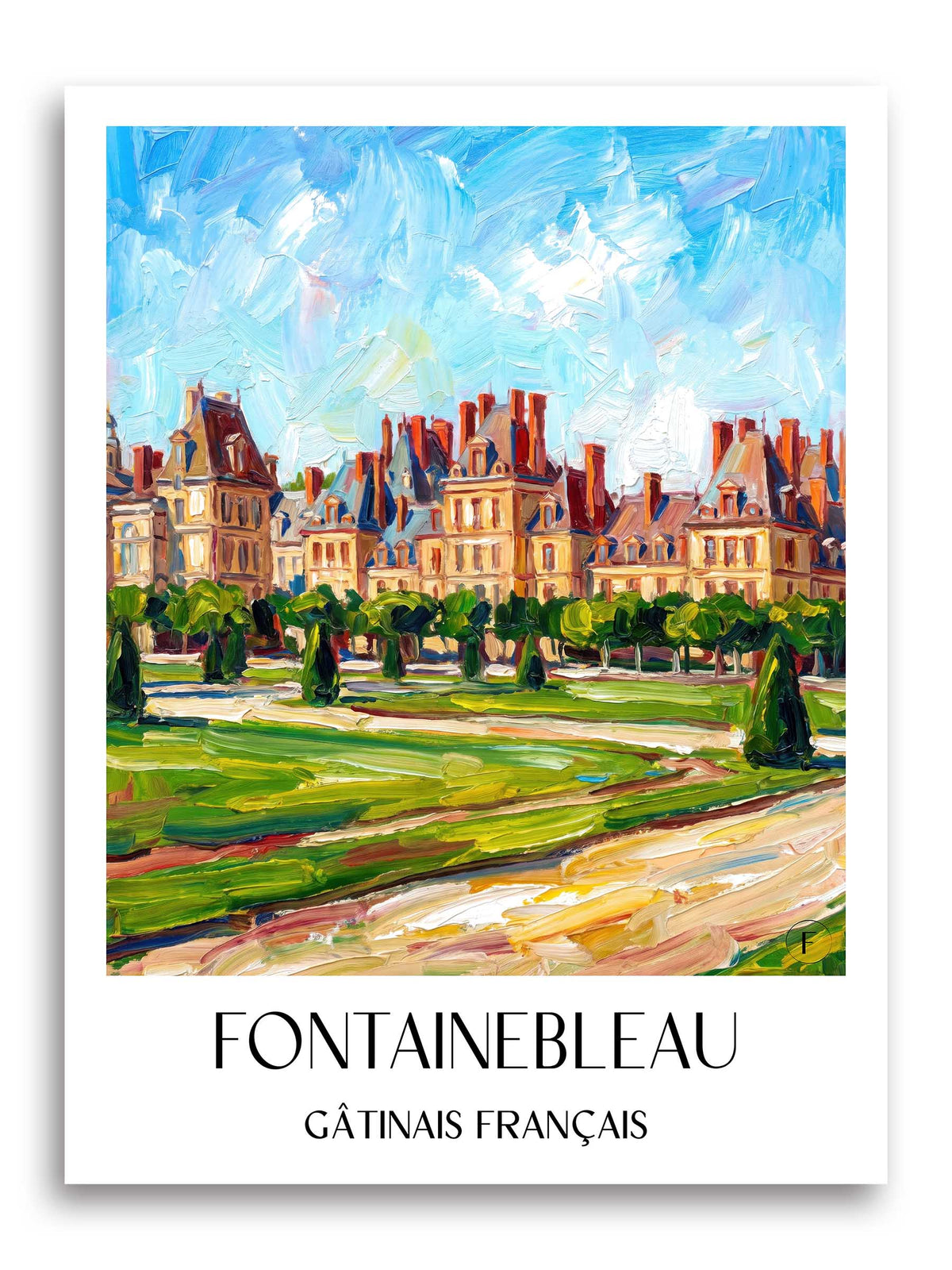 fontainebleau-gâtinais-français-frankreich-poster-oil-painting-oelgemaelde