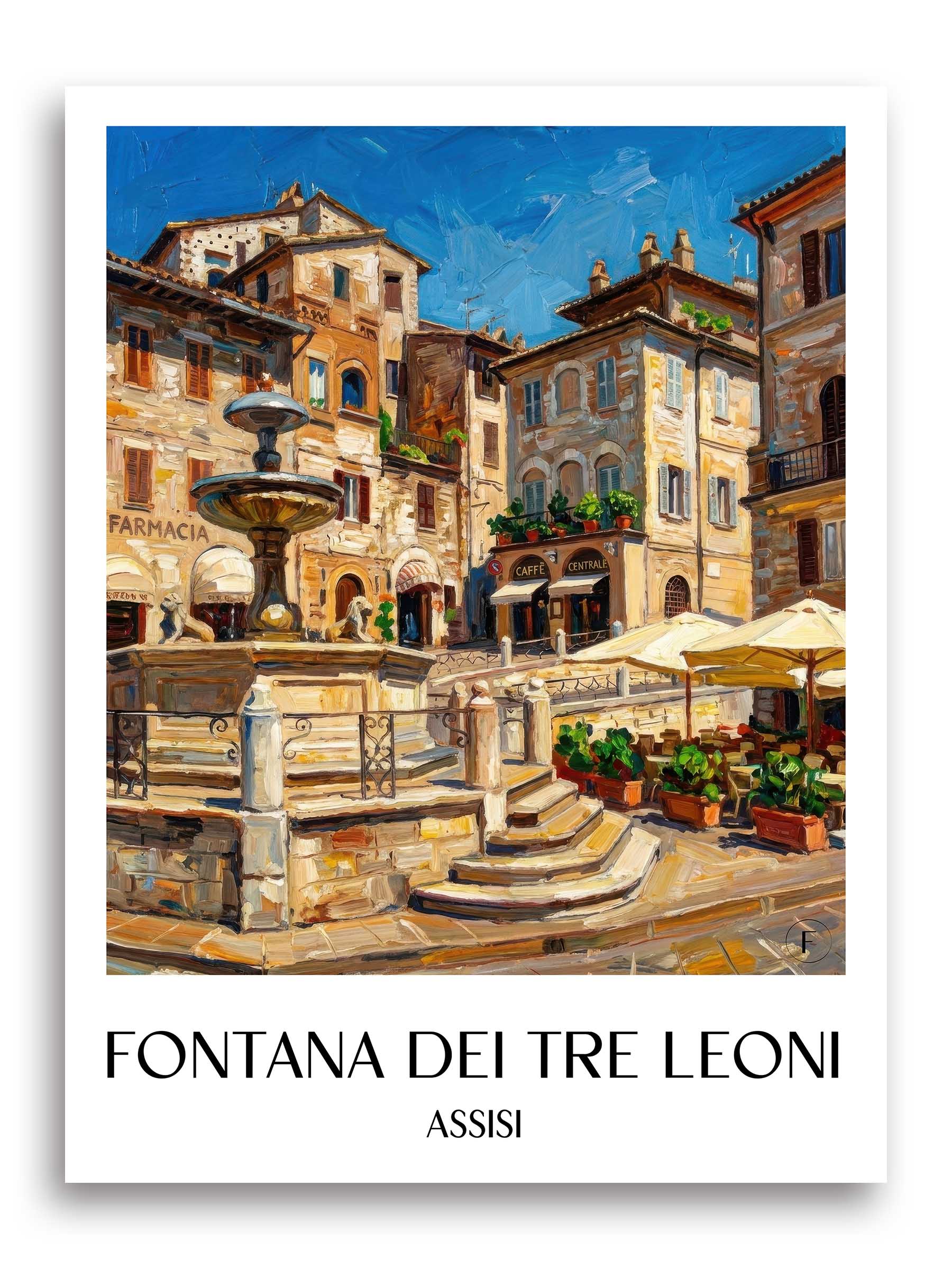 fontana-dei-tre-leoni-assisi-italien-poster-oil-painting-oelgemaelde