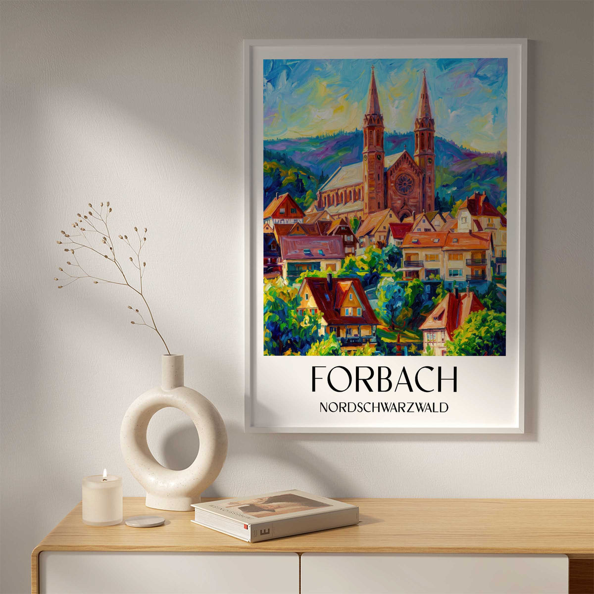 forbach-nordschwarzwald-deutschland-poster-oil-painting-oelgemaelde