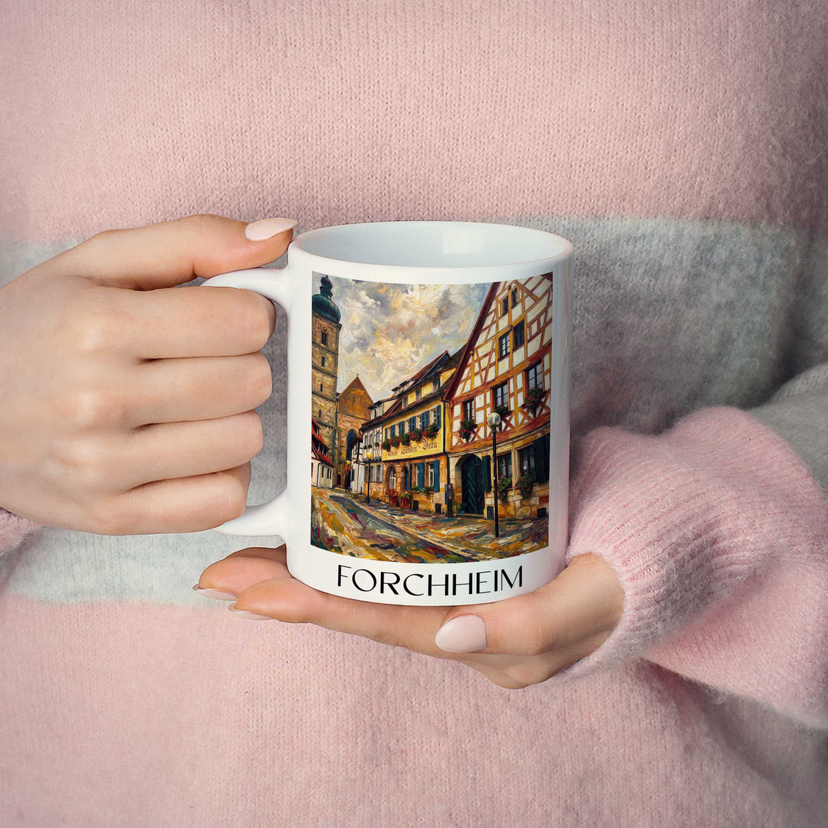 forchheim-fränkische-schweiz-deutschland-kaffeebecher-oil-painting-oelgemaelde