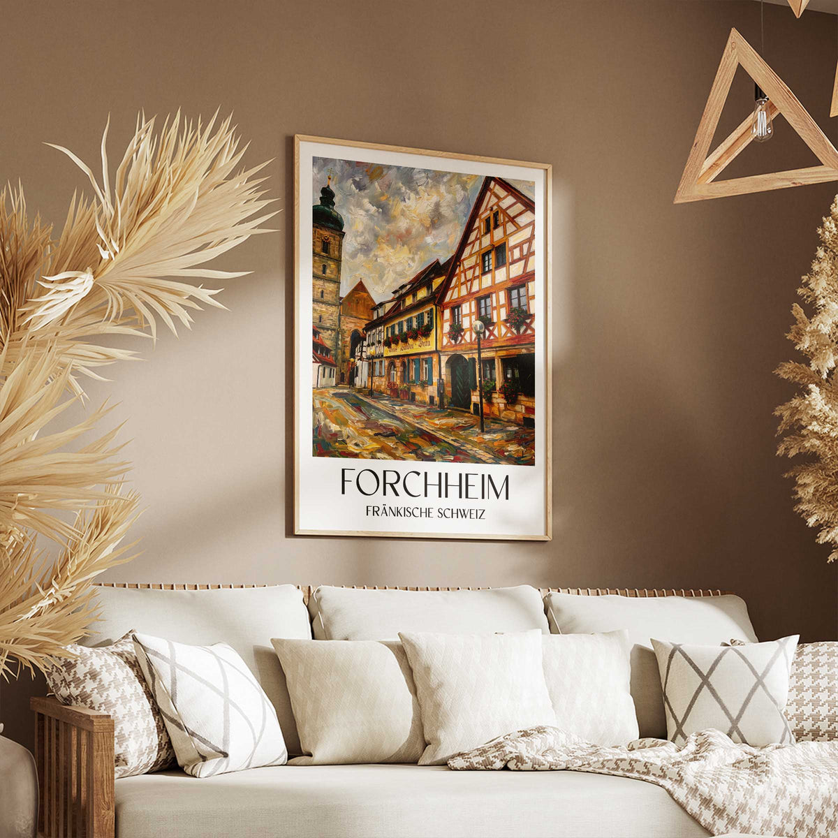 forchheim-fränkische-schweiz-deutschland-poster-oil-painting-oelgemaelde