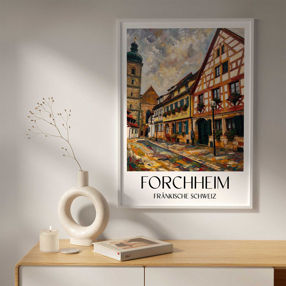 forchheim-fränkische-schweiz-deutschland-poster-oil-painting-oelgemaelde