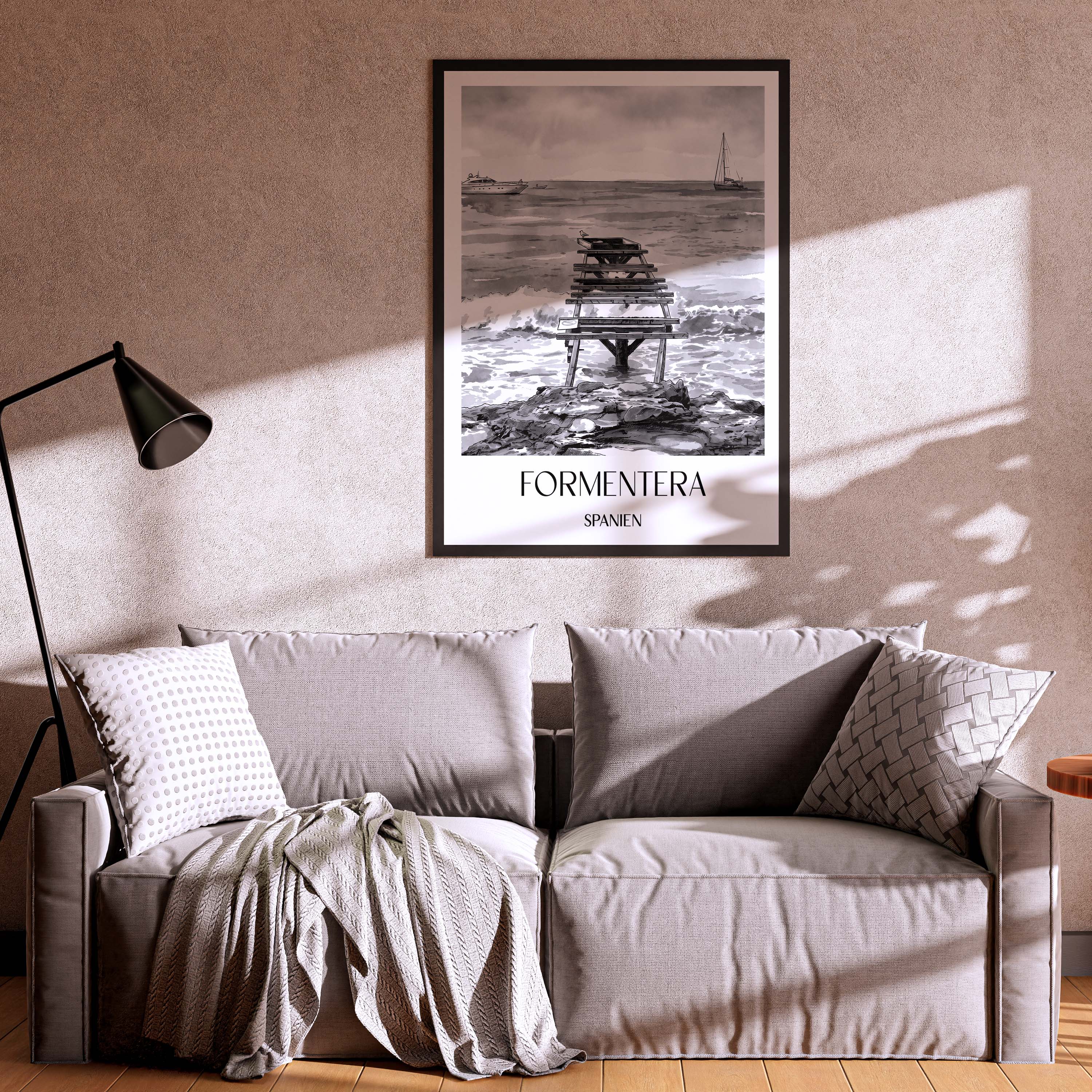 formentera--spanien-spanien-und-spanien-poster-aquarell-schwarz-weiss