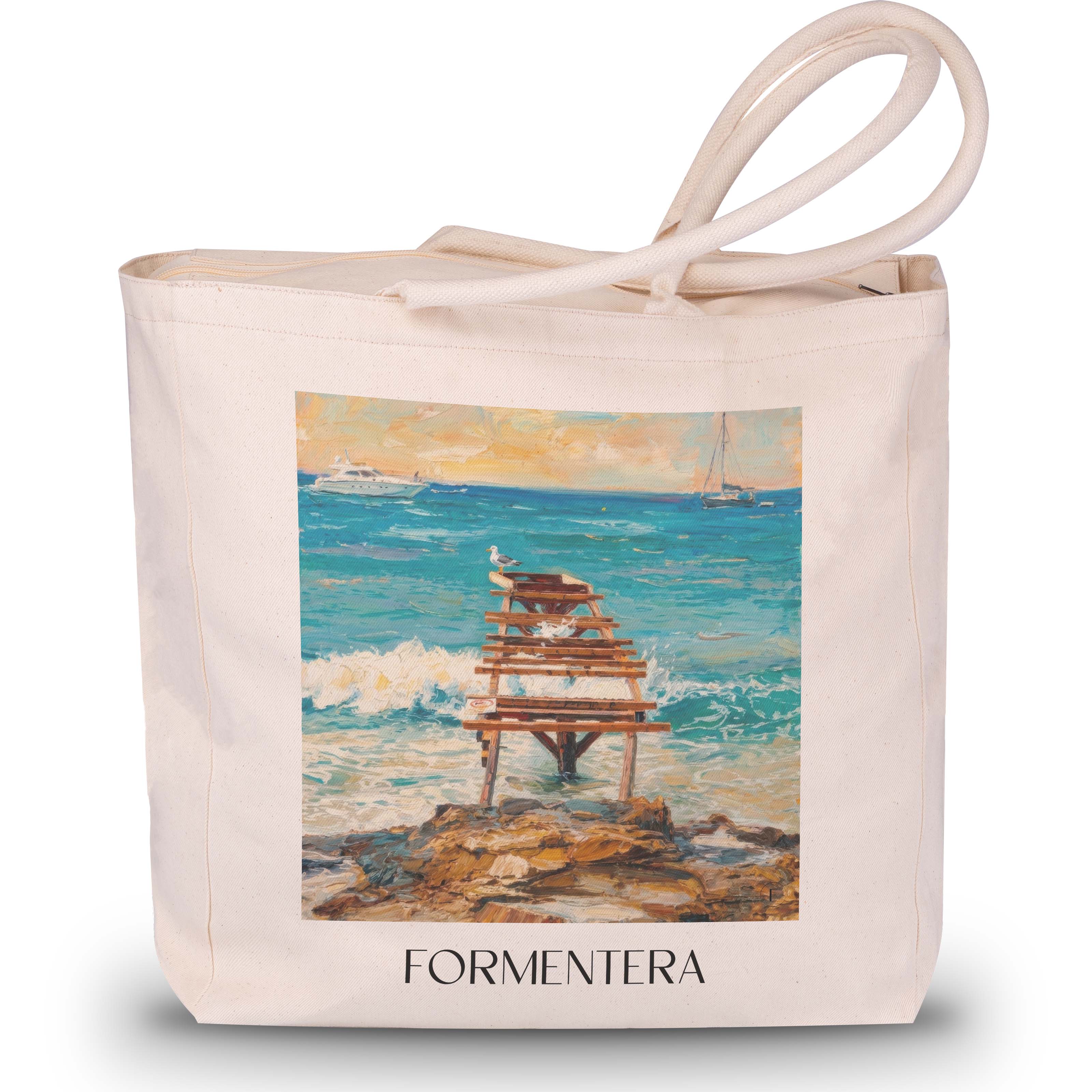 formentera--spanien-spanien-einkaufstasche-oil-painting-oelgemaelde