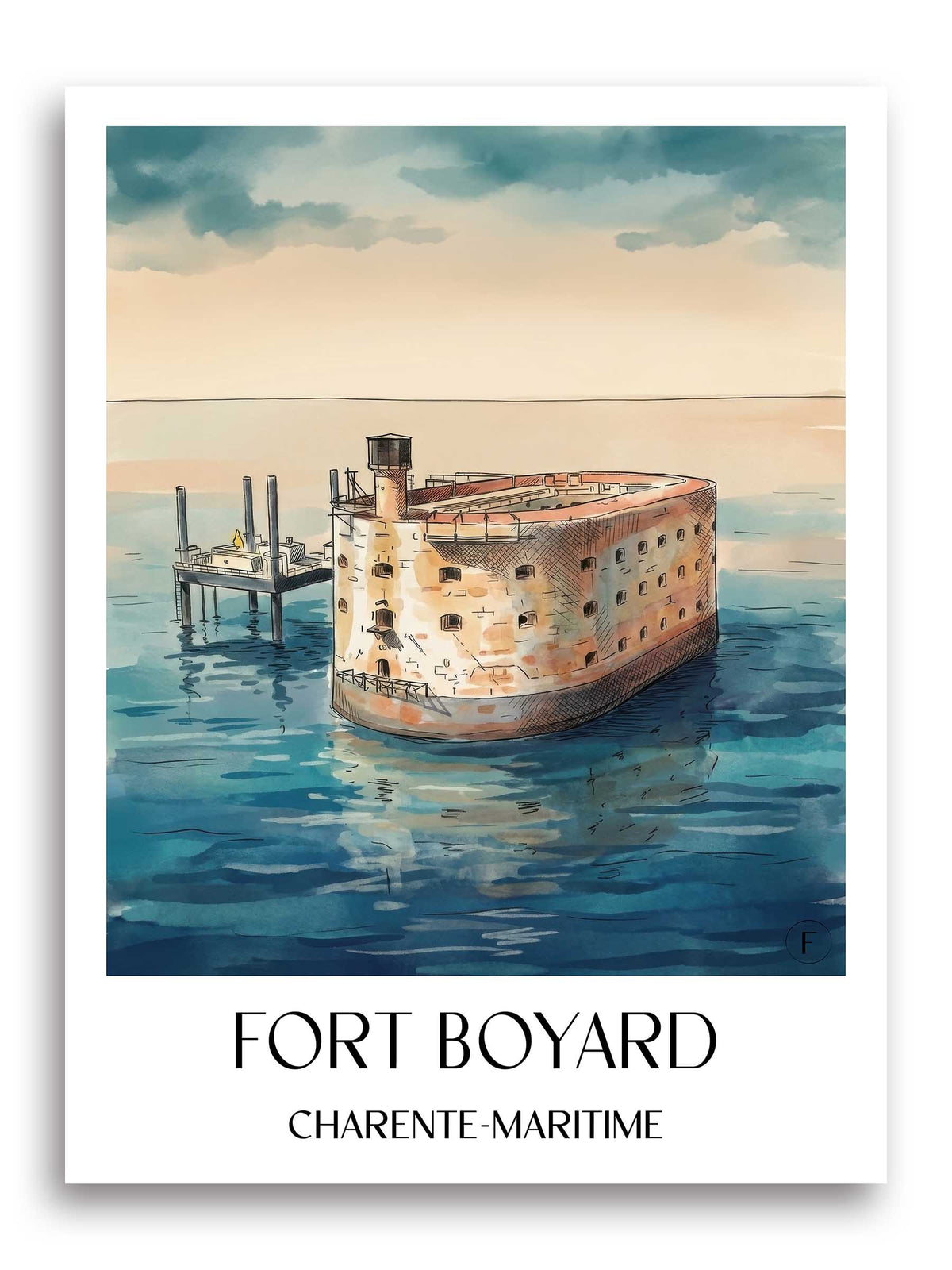 fort-boyard-charente-maritime-frankreich-poster-aquarell