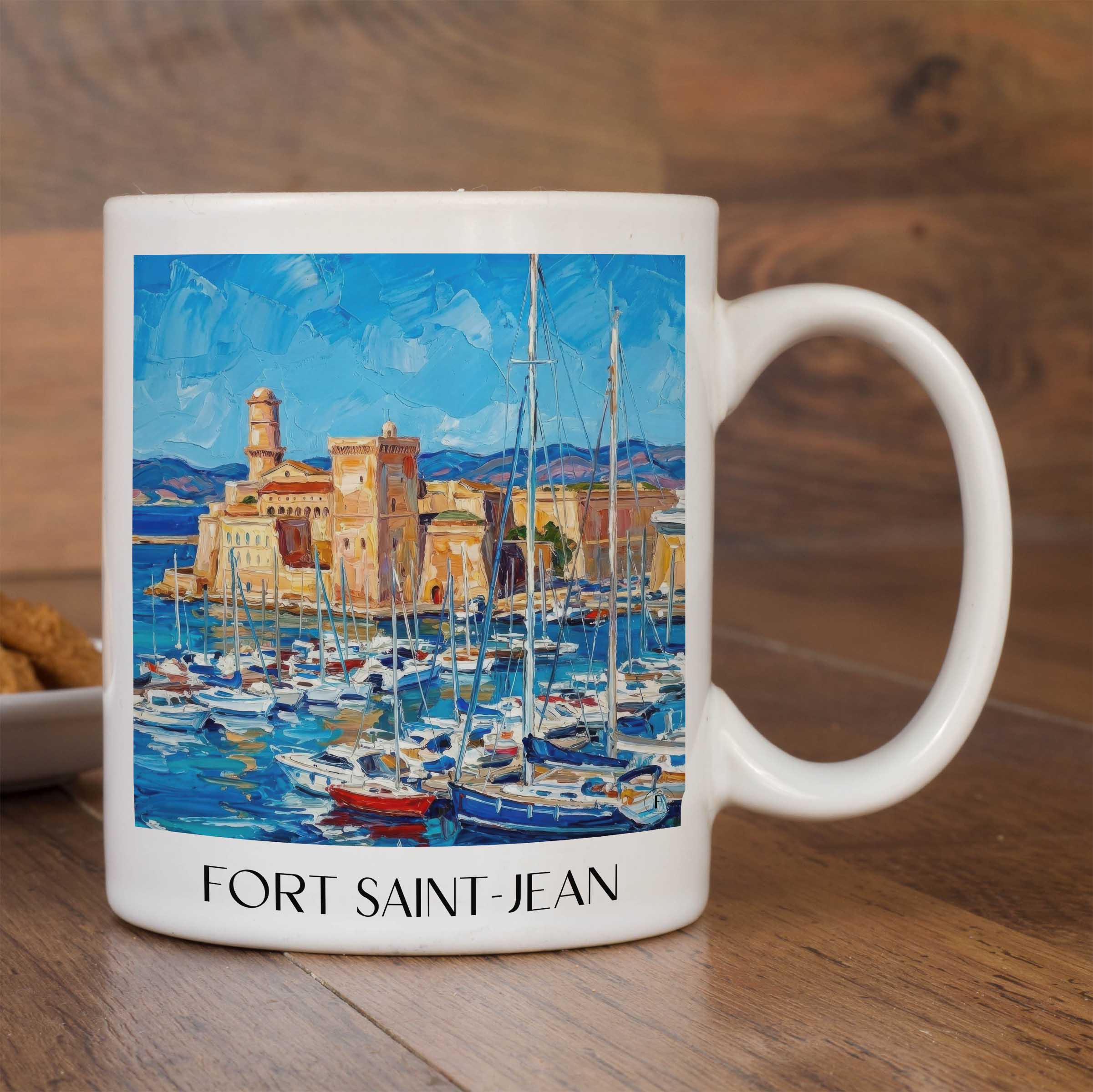 fort-saint-jean-marseille-frankreich-kaffeebecher-oil-painting-oelgemaelde