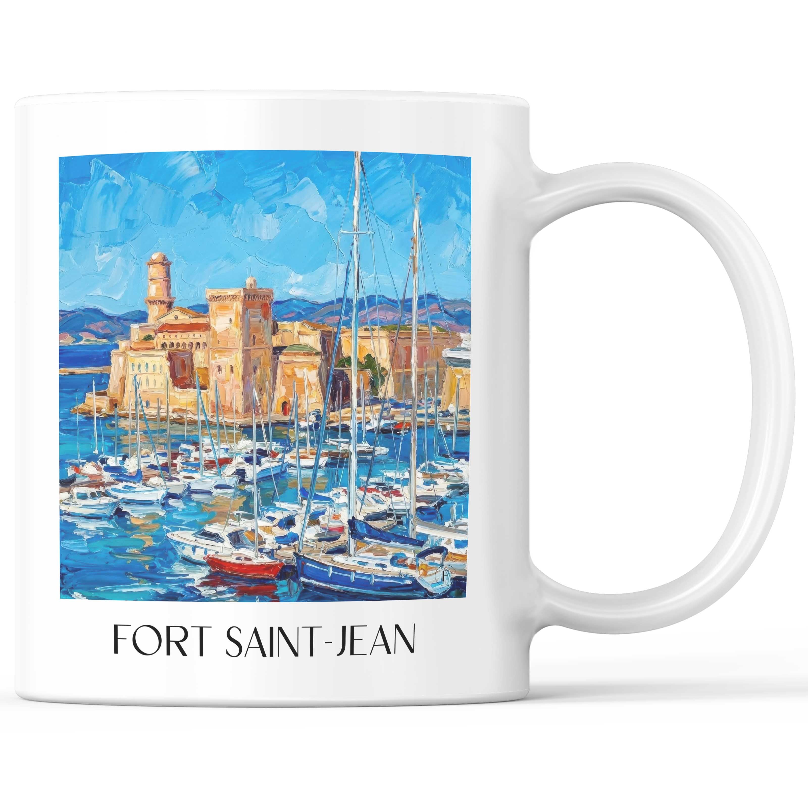 fort-saint-jean-marseille-frankreich-kaffeebecher-oil-painting-oelgemaelde