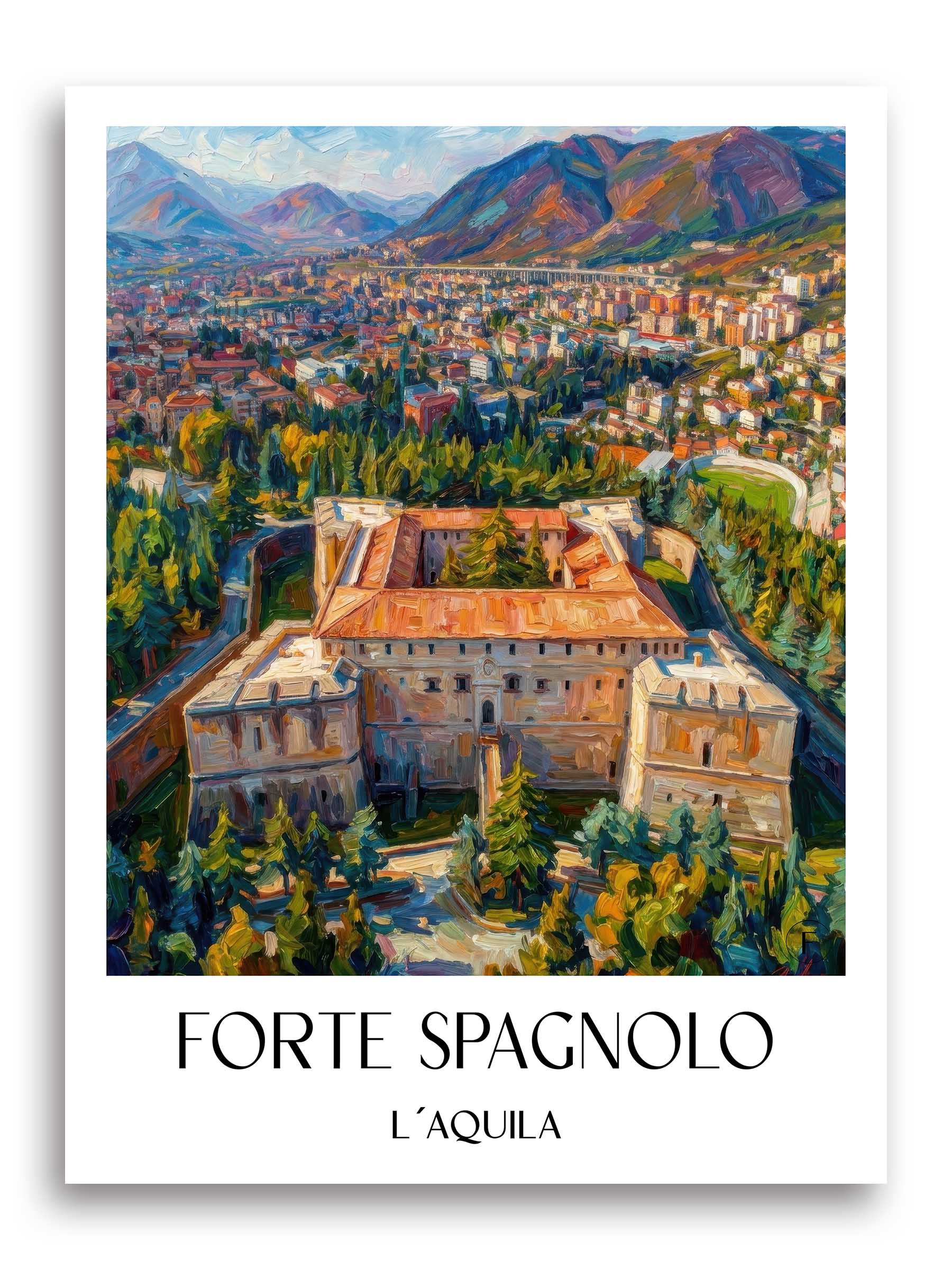 forte-spagnolo-l´aquila-italien-poster-oil-painting-oelgemaelde