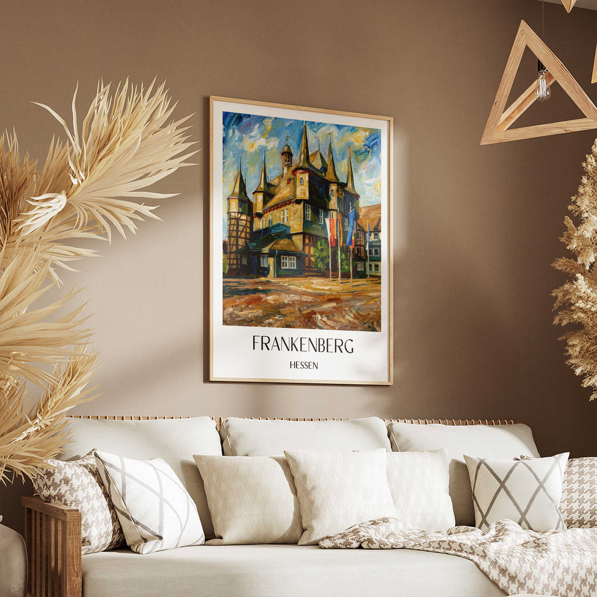 frankenberg-hessen-deutschland-poster-oil-painting-oelgemaelde