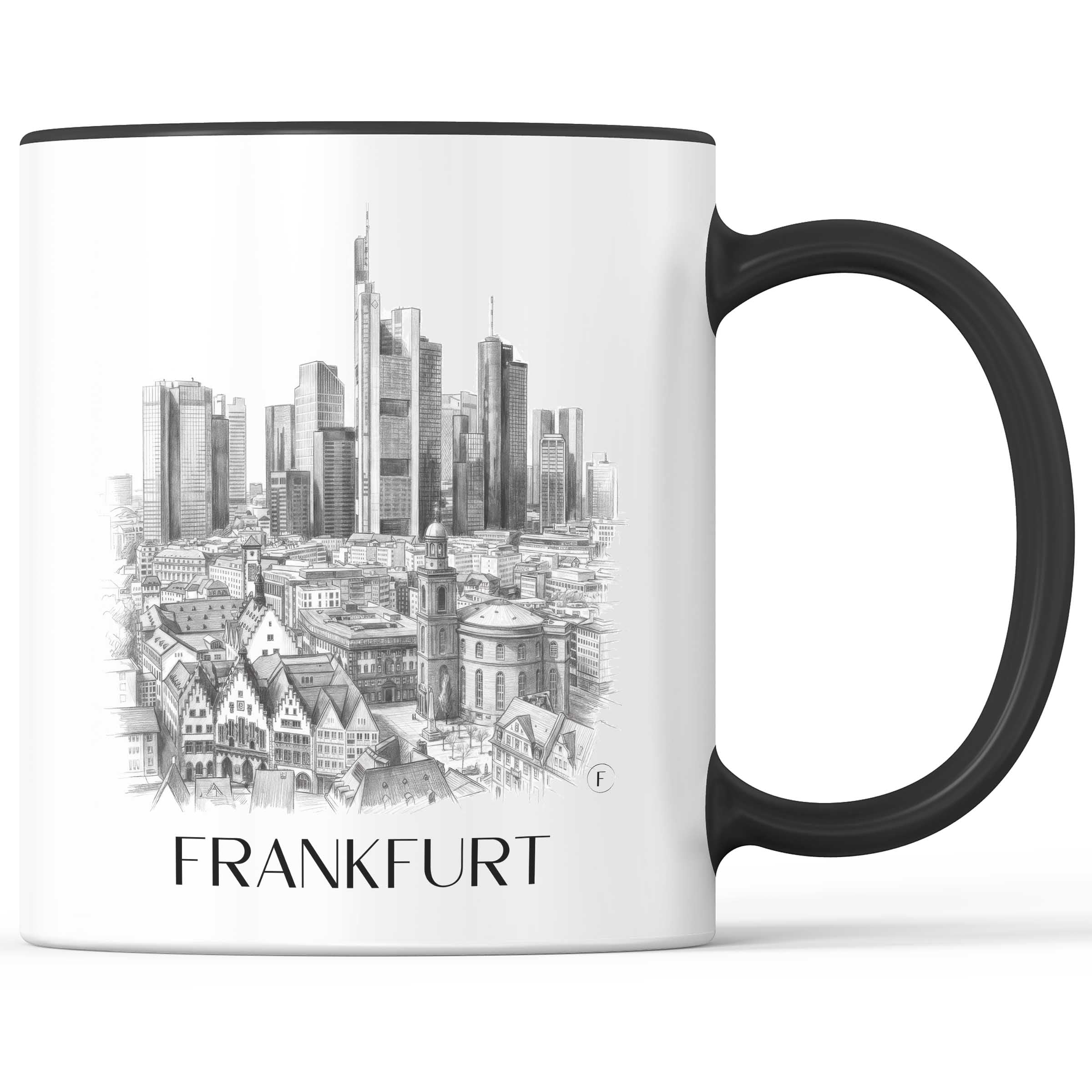 frankfurt-deutschland-kaffeebecher-bleistift-zeichnung-drawing