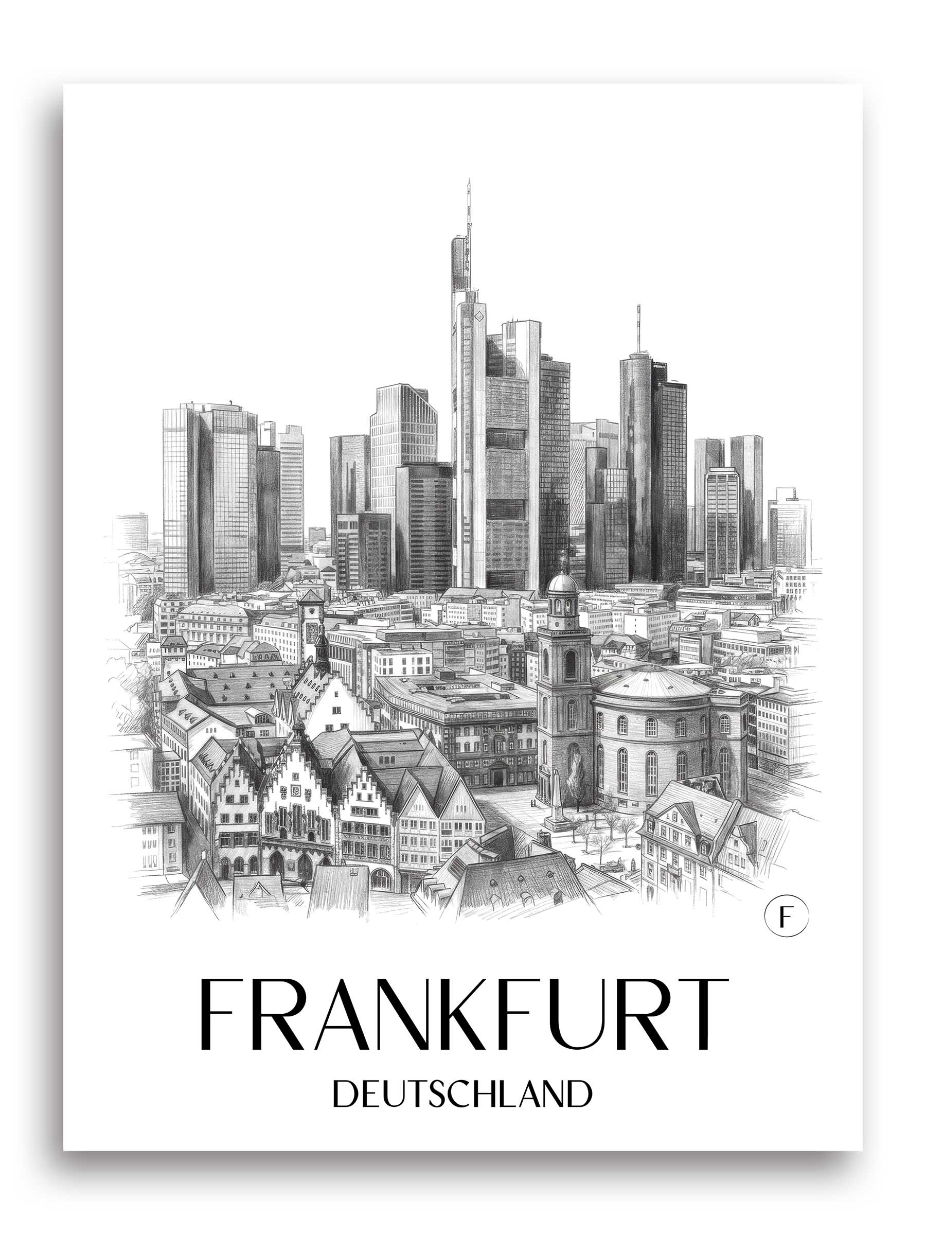 frankfurt-deutschland-poster-bleistift-zeichnung-drawing