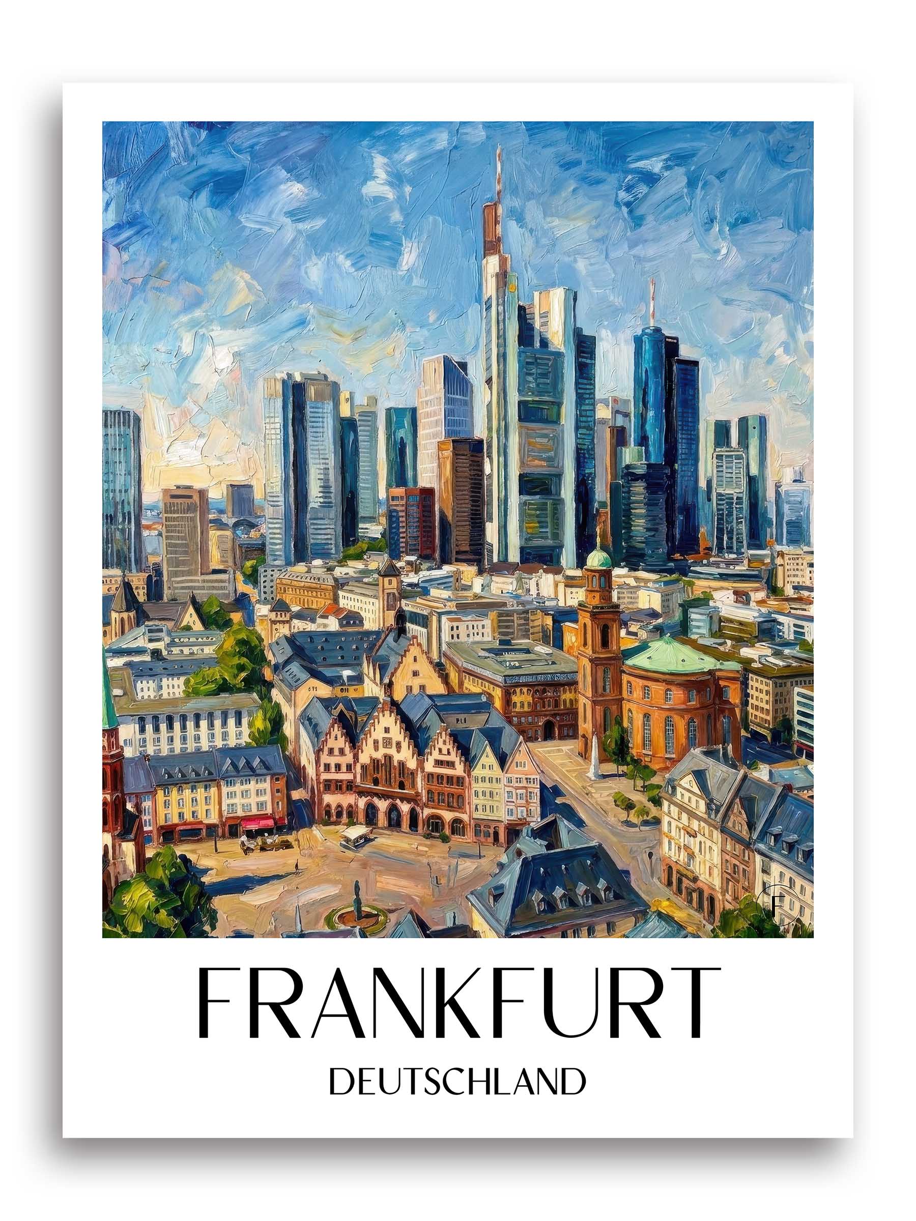 frankfurt-deutschland-poster-oil-painting-oelgemaelde