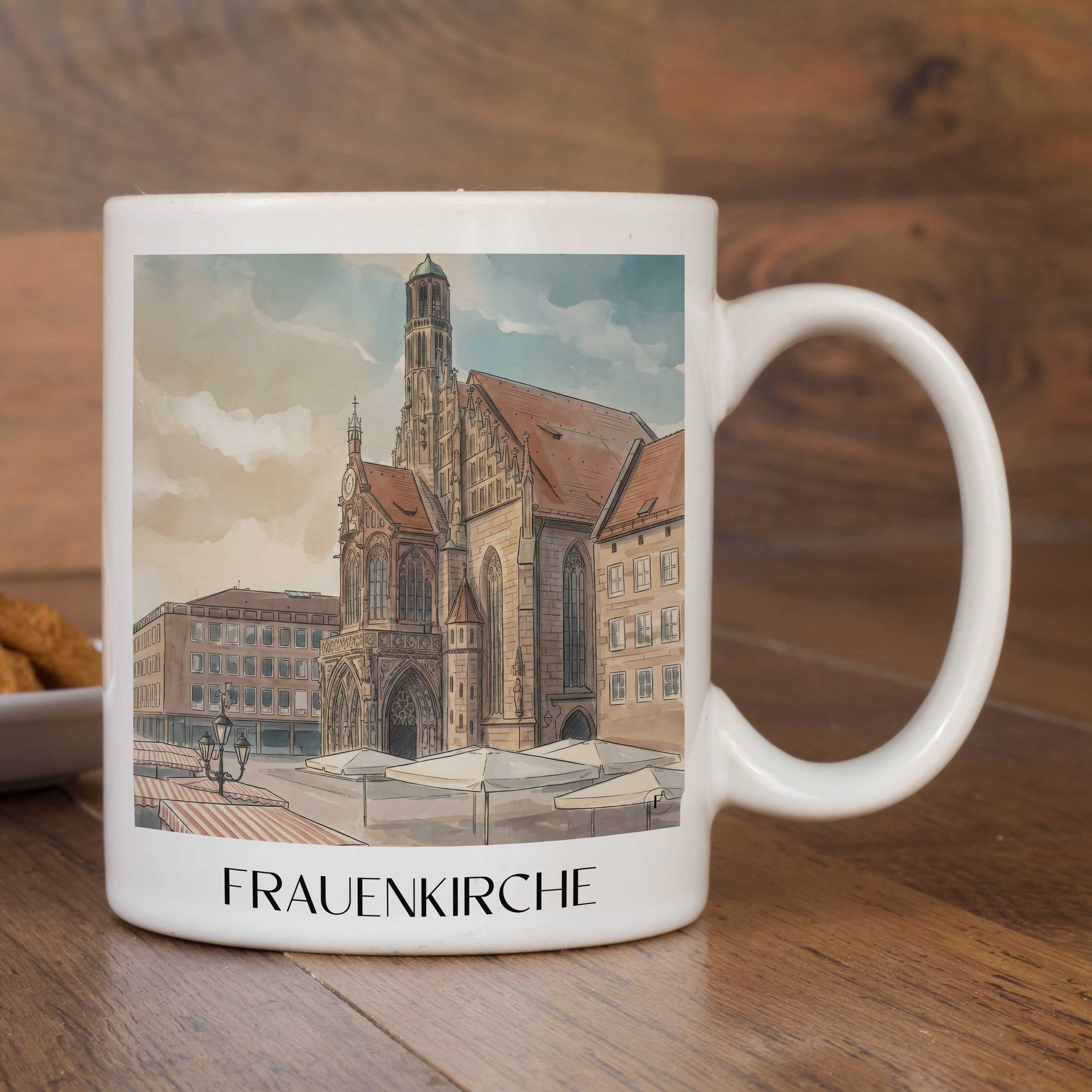 frauenkirche-nürnberg-deutschland-kaffeebecher-aquarell