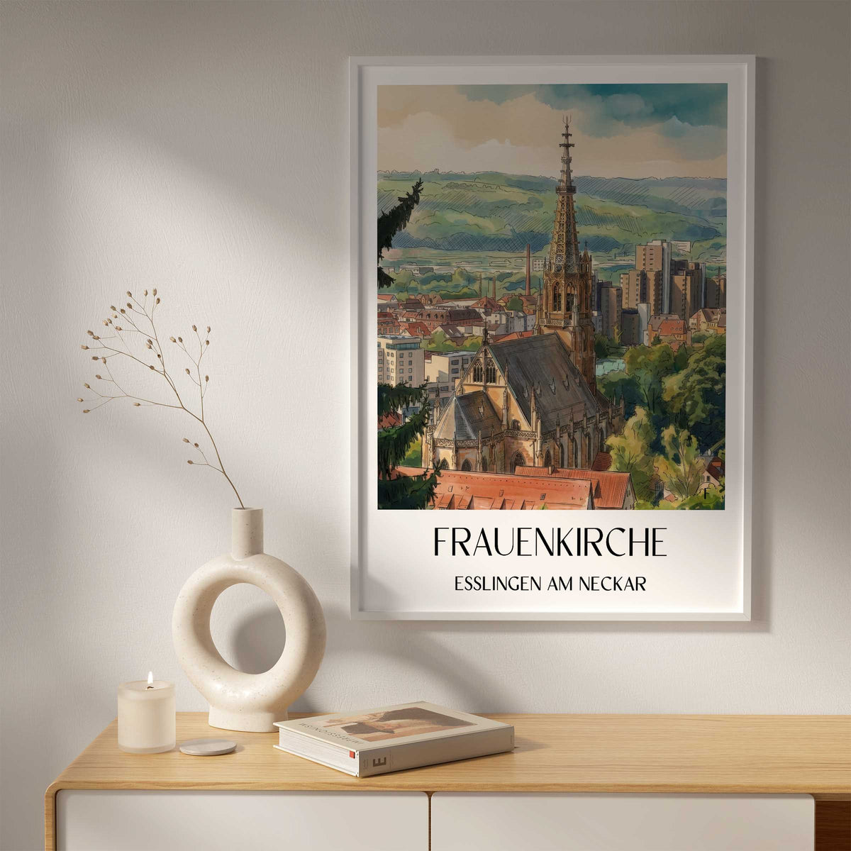 frauenkirche-esslingen-am-neckar-deutschland-poster-aquarell