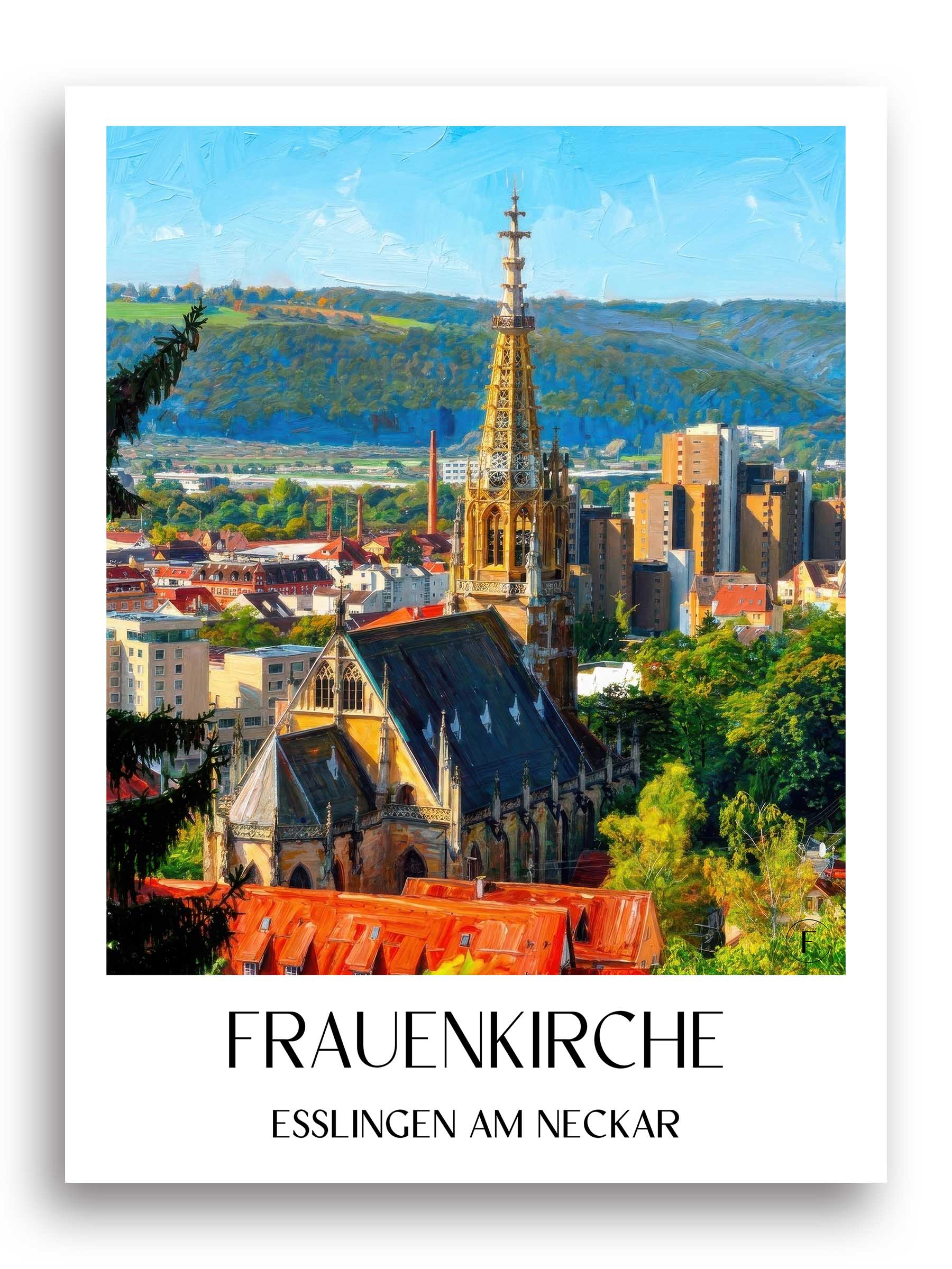 frauenkirche-esslingen-am-neckar-deutschland-poster-oil-painting-oelgemaelde