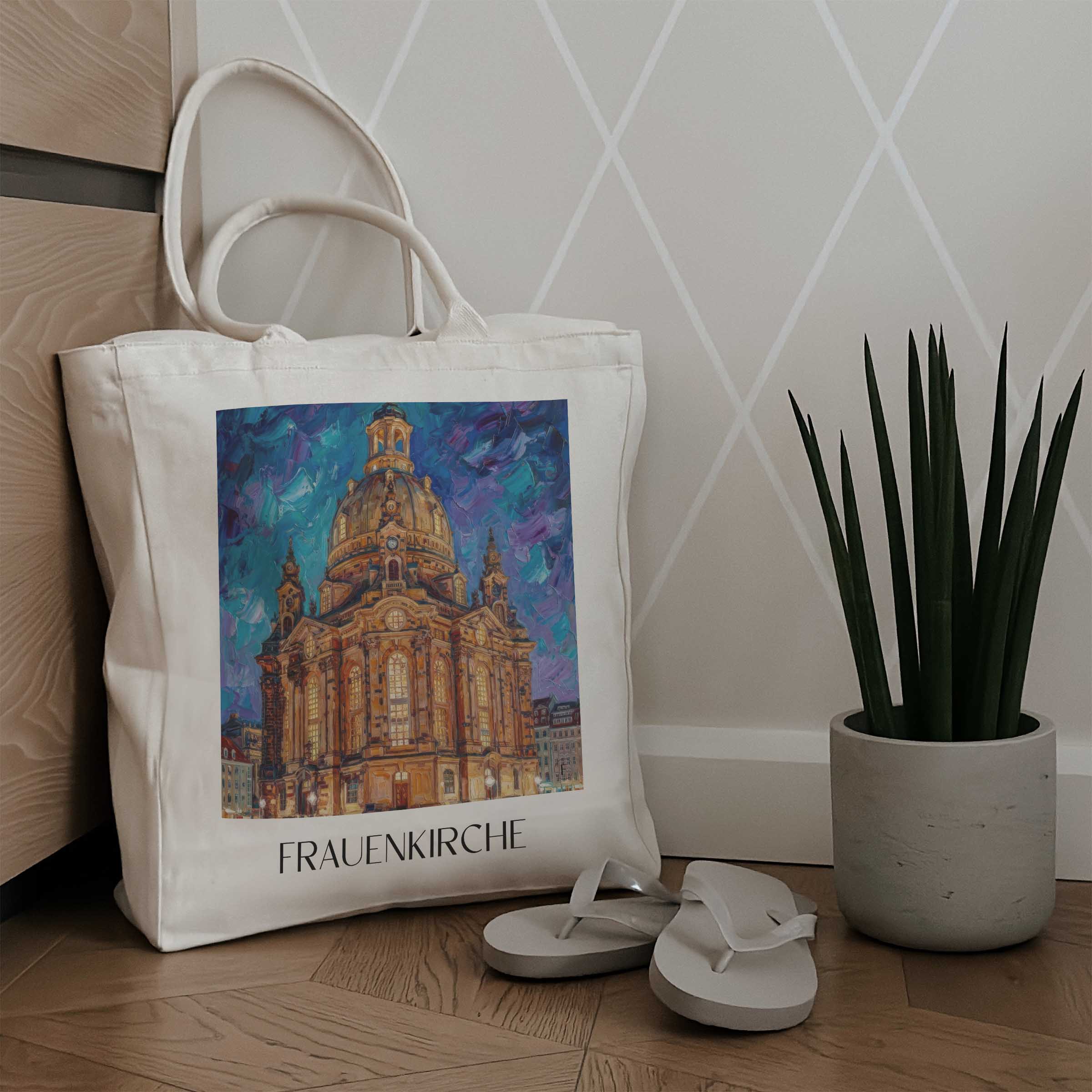 frauenkirche-dresden-deutschland-einkaufstasche-oil-painting-oelgemaelde